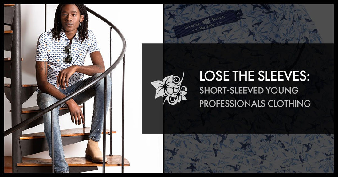 Lose The Sleeves: Short-Sleeved Young Professionals Clothing-Stone Rose