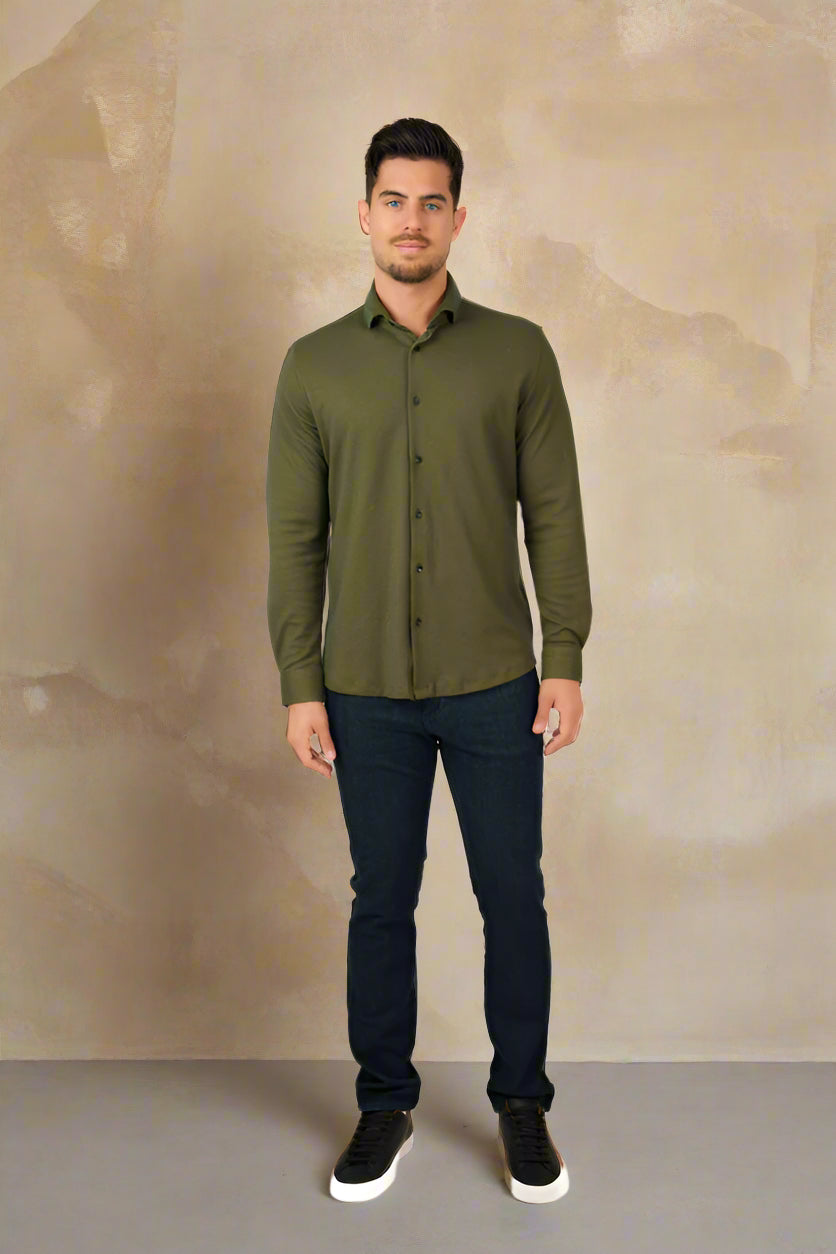 ORIGIN - Olive Long Sleeve Shirt