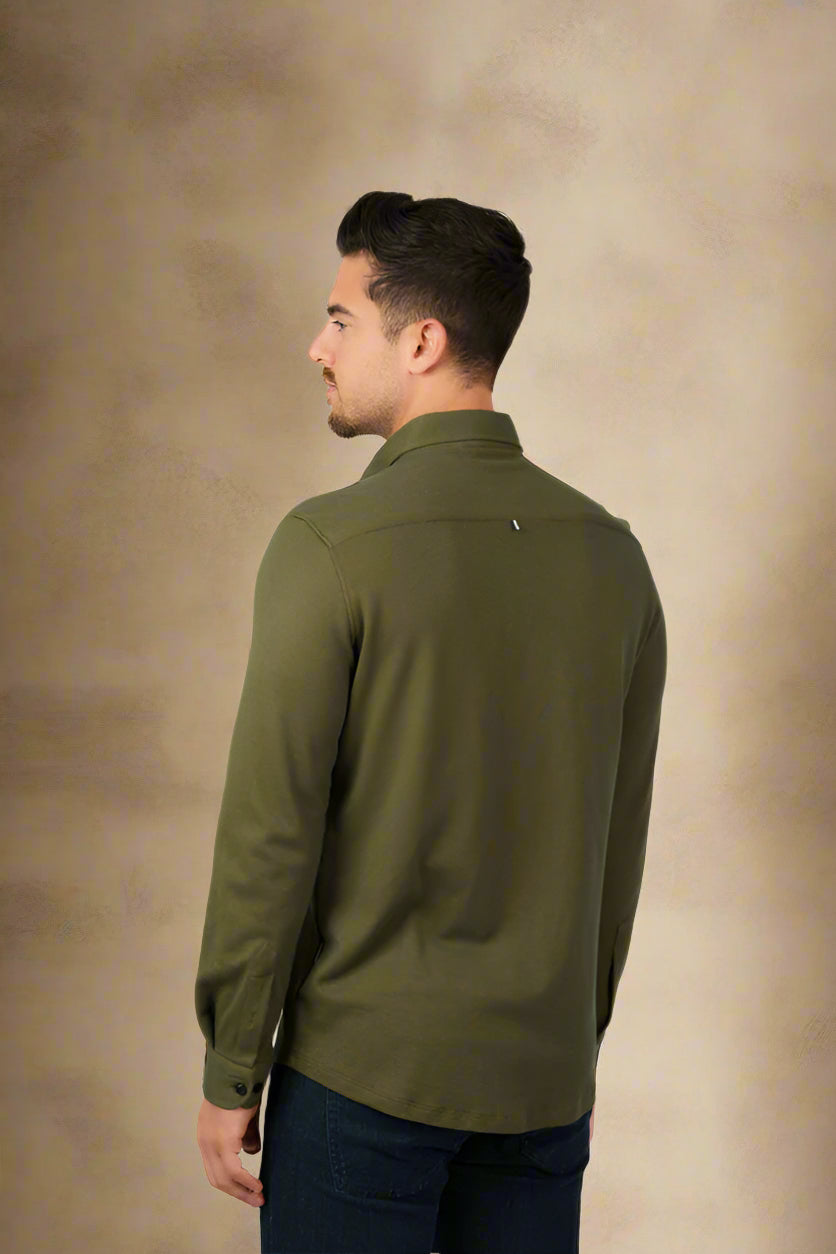 ORIGIN - Olive Long Sleeve Shirt