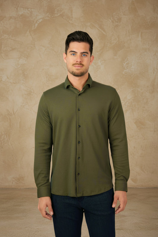 ORIGIN - Olive Long Sleeve Shirt
