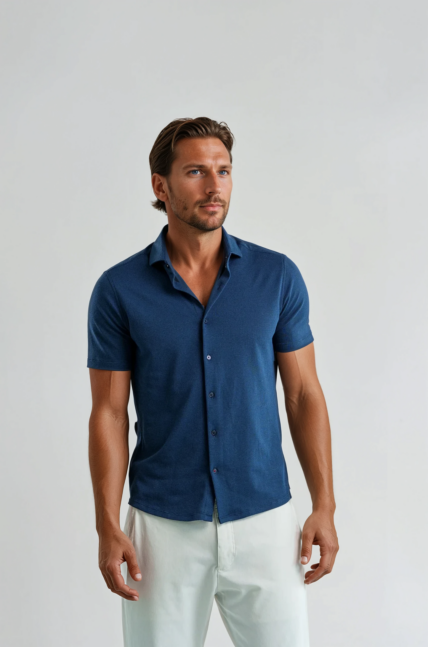 ORIGIN - Navy Short Sleeve T-Series Shirt