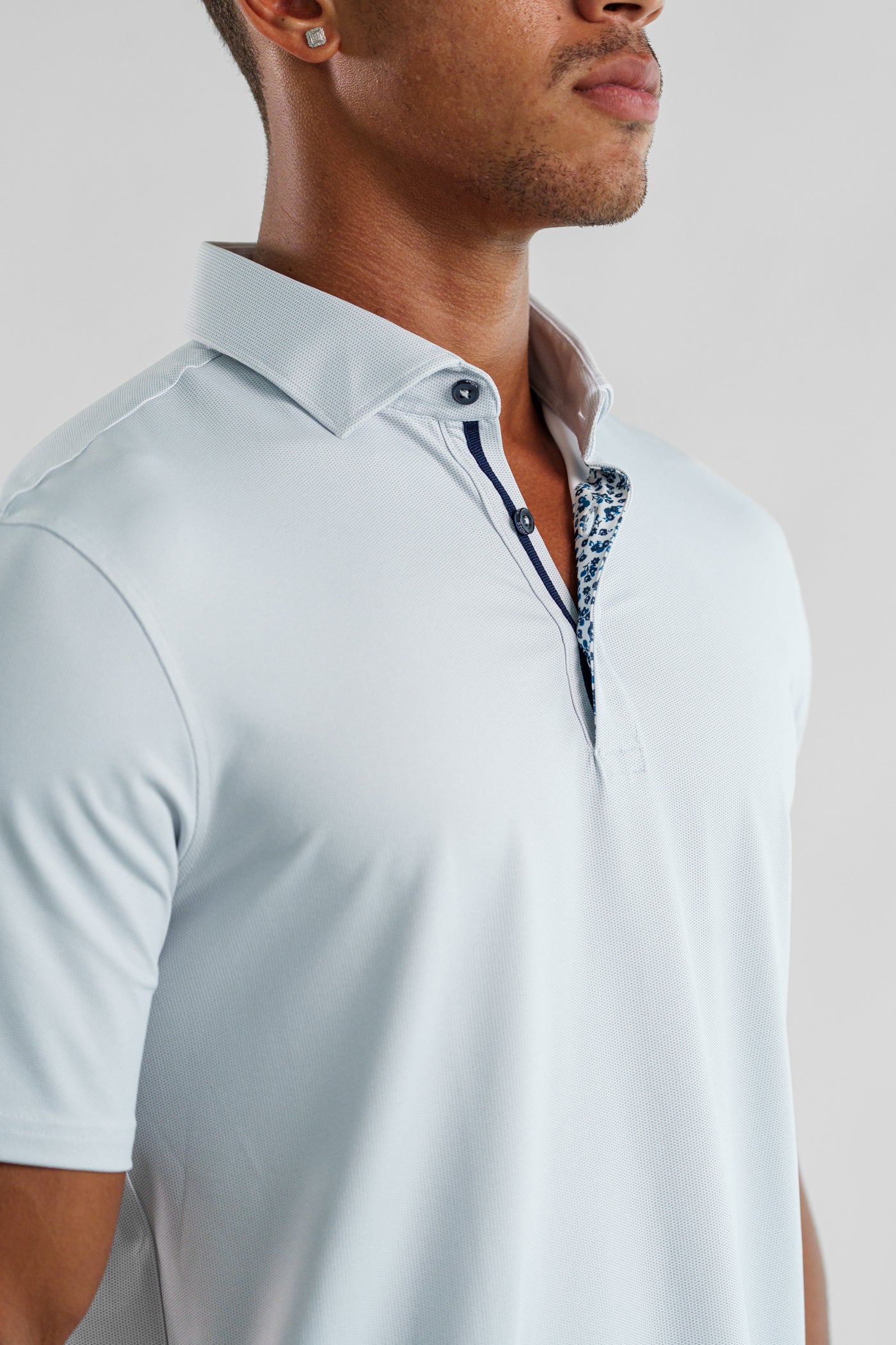 APEX - White Birdseye Polo