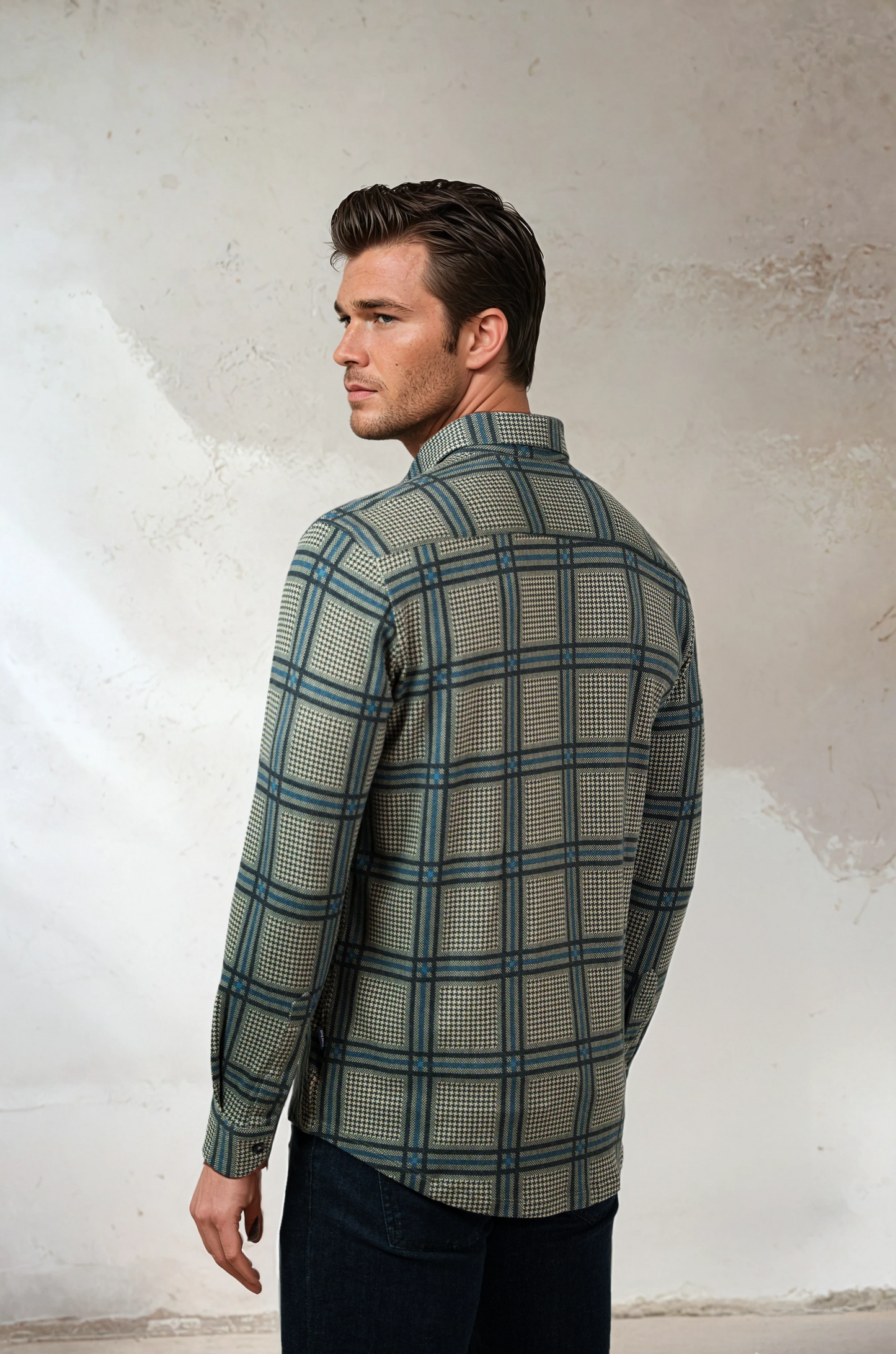 ROVER - Blue Clubhouse GlenCheck Shirt