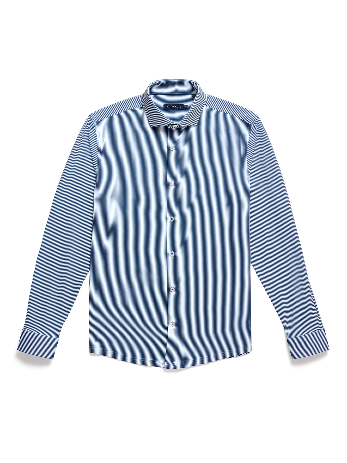 APEX - Medium Blue Estate Microstripe Shirt