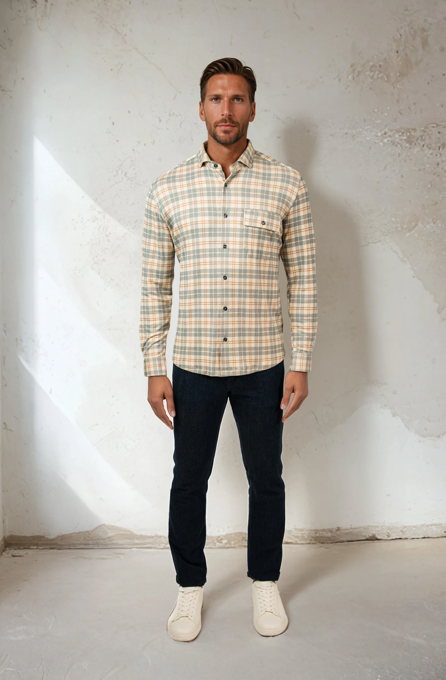 ROVER - Grey Getaway Check Shirt