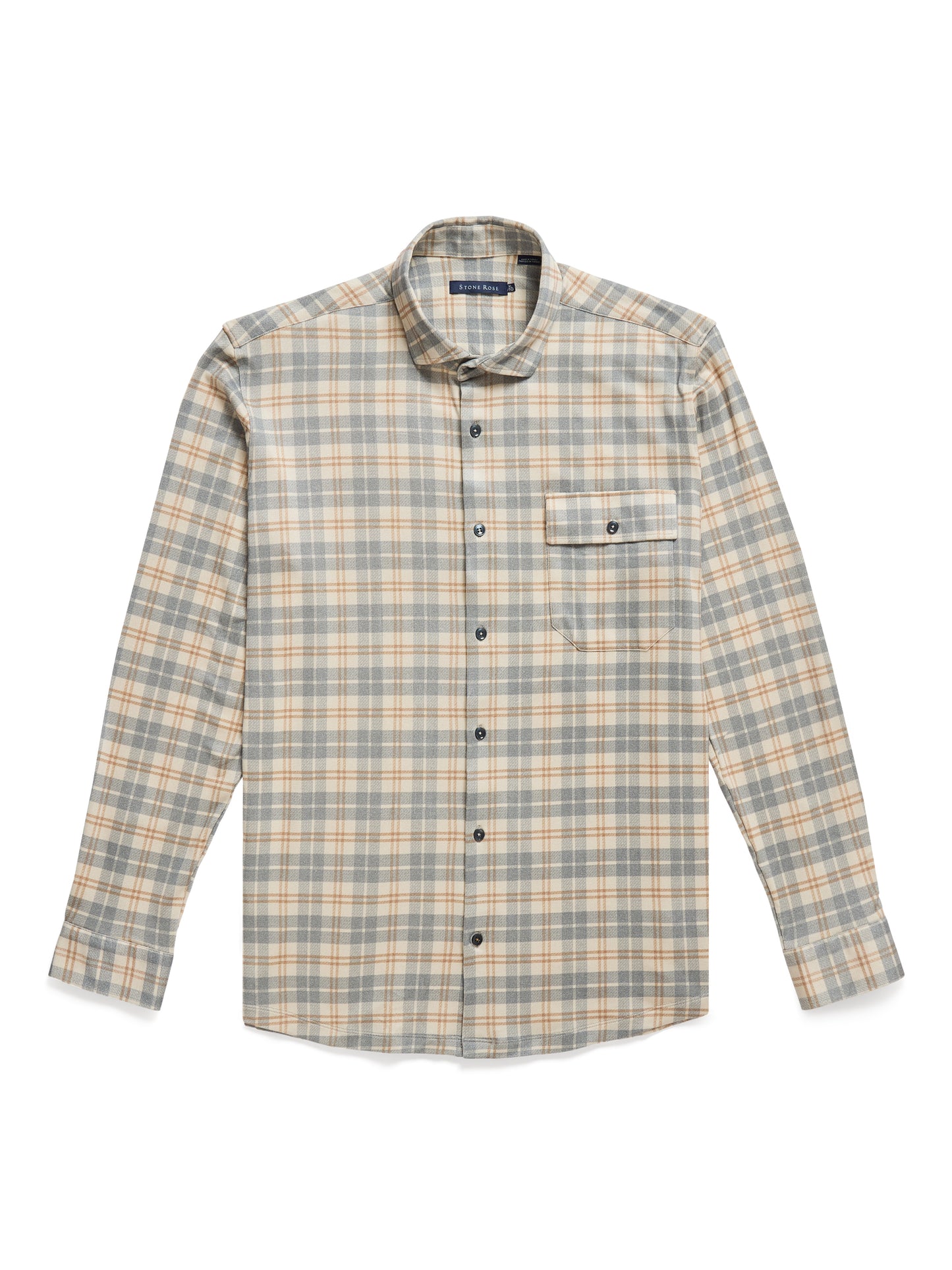 ROVER - Grey Getaway Check Shirt