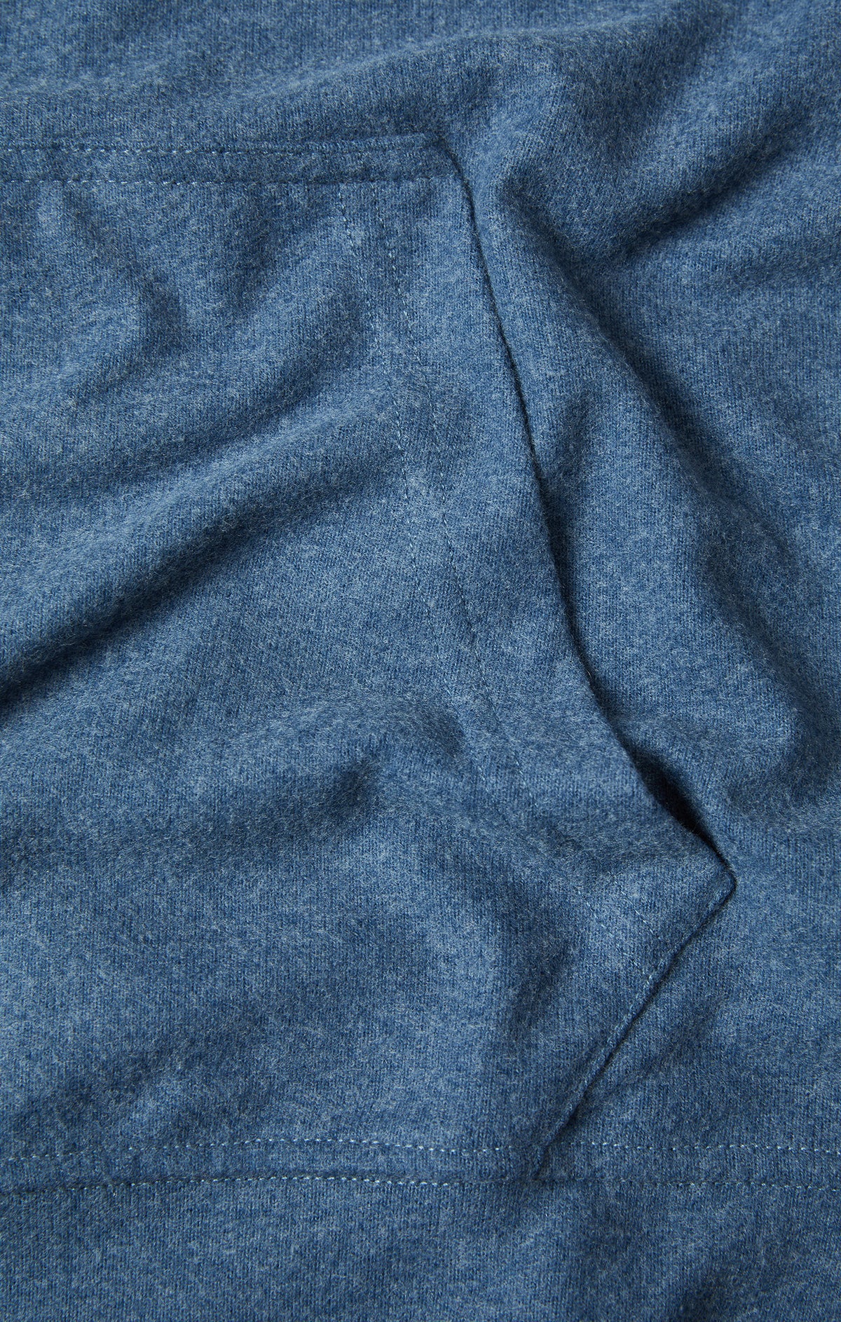 Denim Blue T-Series Fleece Knit Hoodie