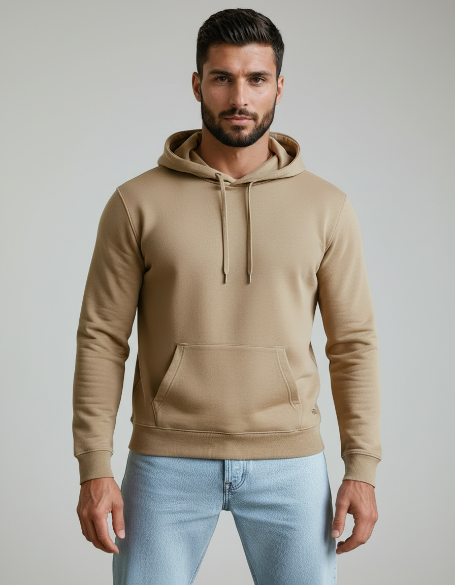 Fossil Solid Fleece Hoodie