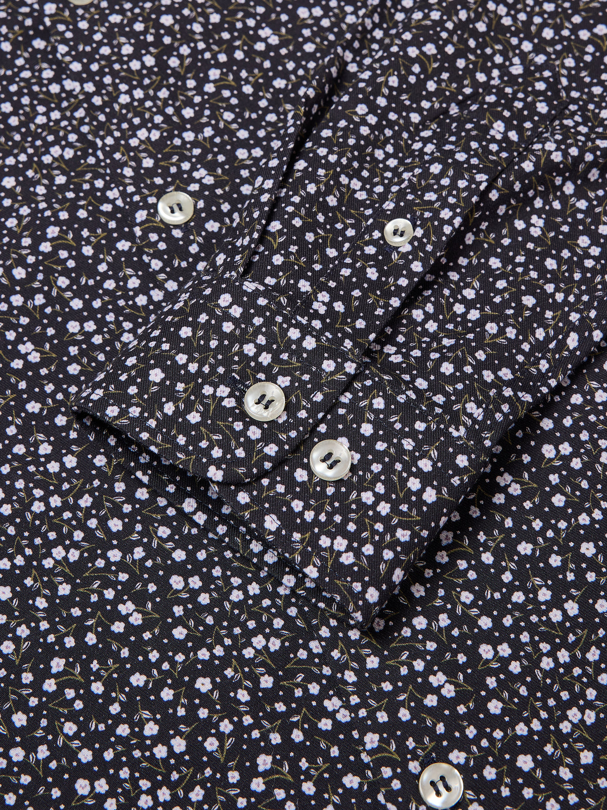 NOVA - Dark Navy Meadow Ditsy Shirt