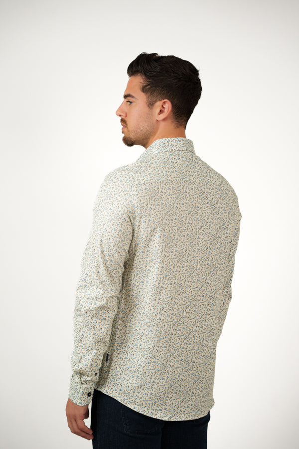 NOVA - Light Blue Meadow Ditsy Shirt