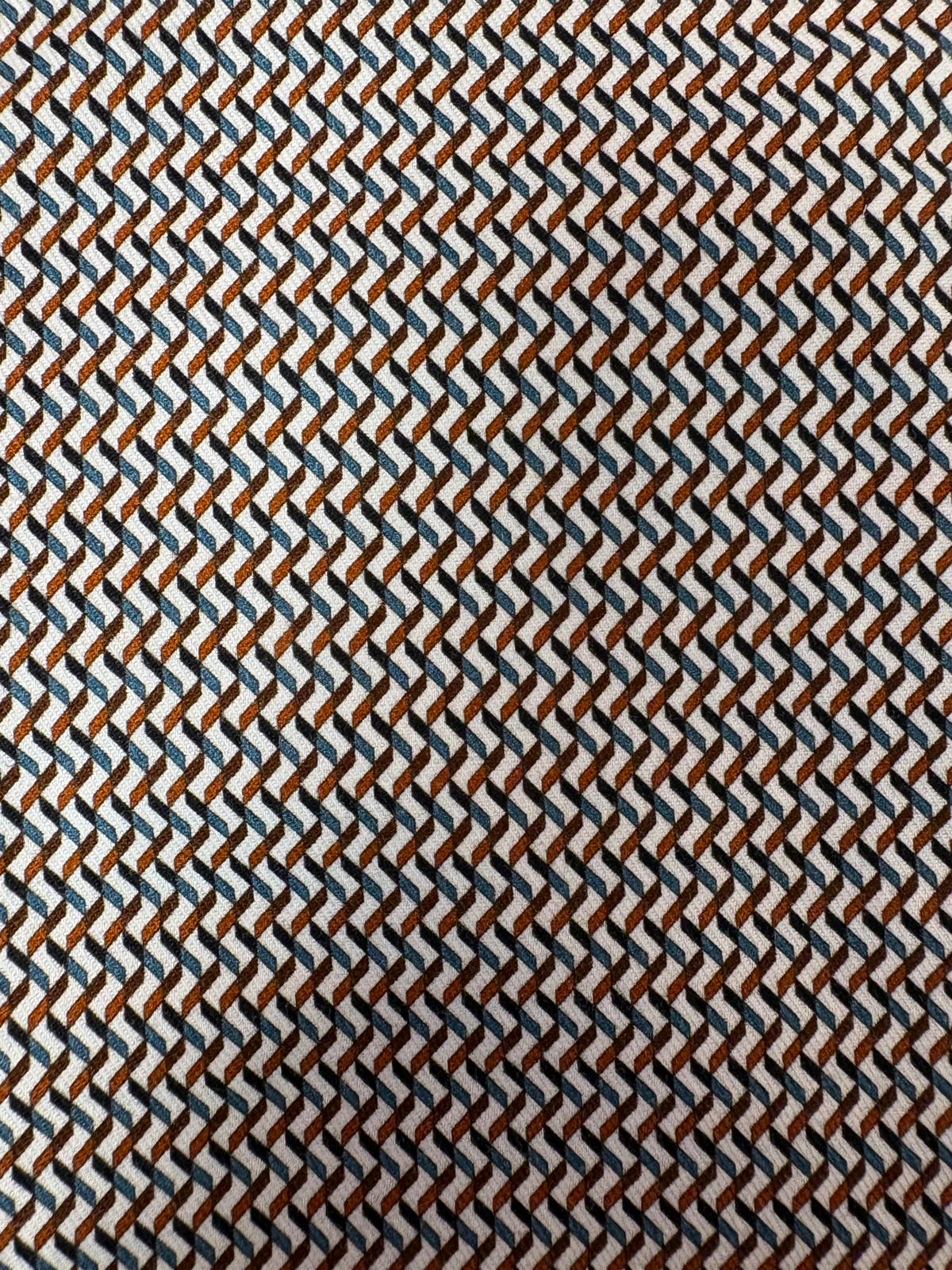 NOVA - Medium Orange Micro Weave Shirt