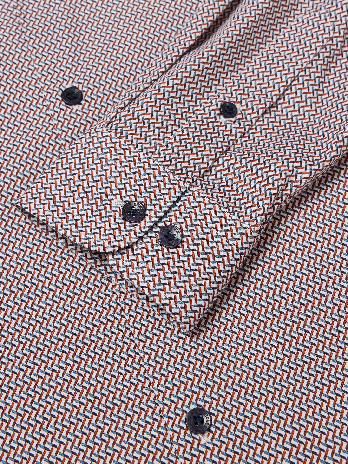 NOVA - Medium Orange Micro Weave Shirt