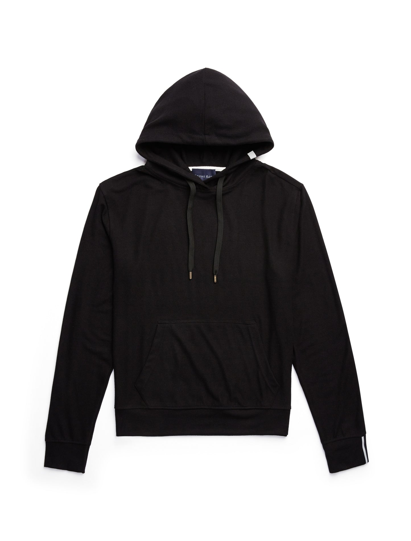 Black T-Series Fleece Knit Hoodie