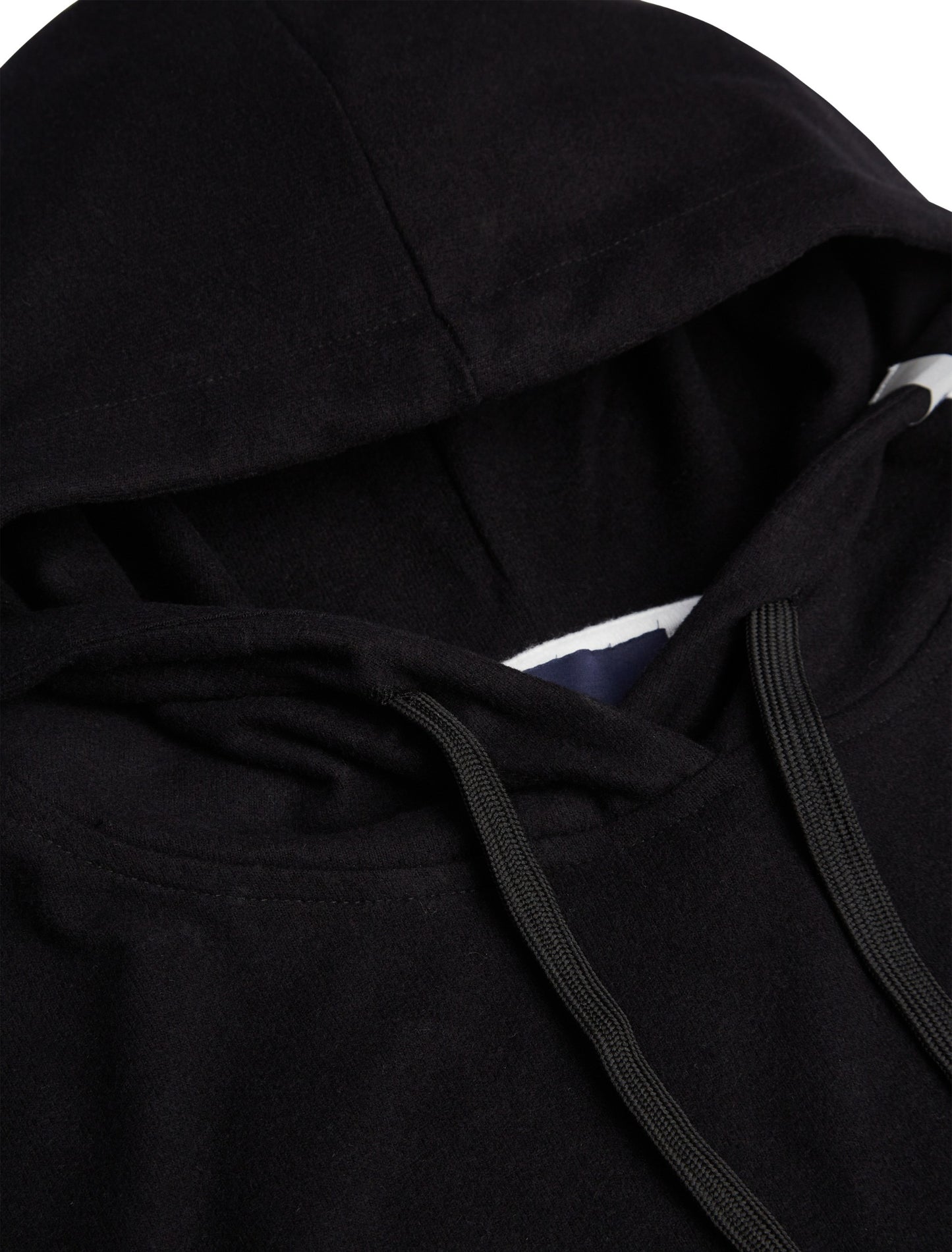 Black T-Series Fleece Knit Hoodie
