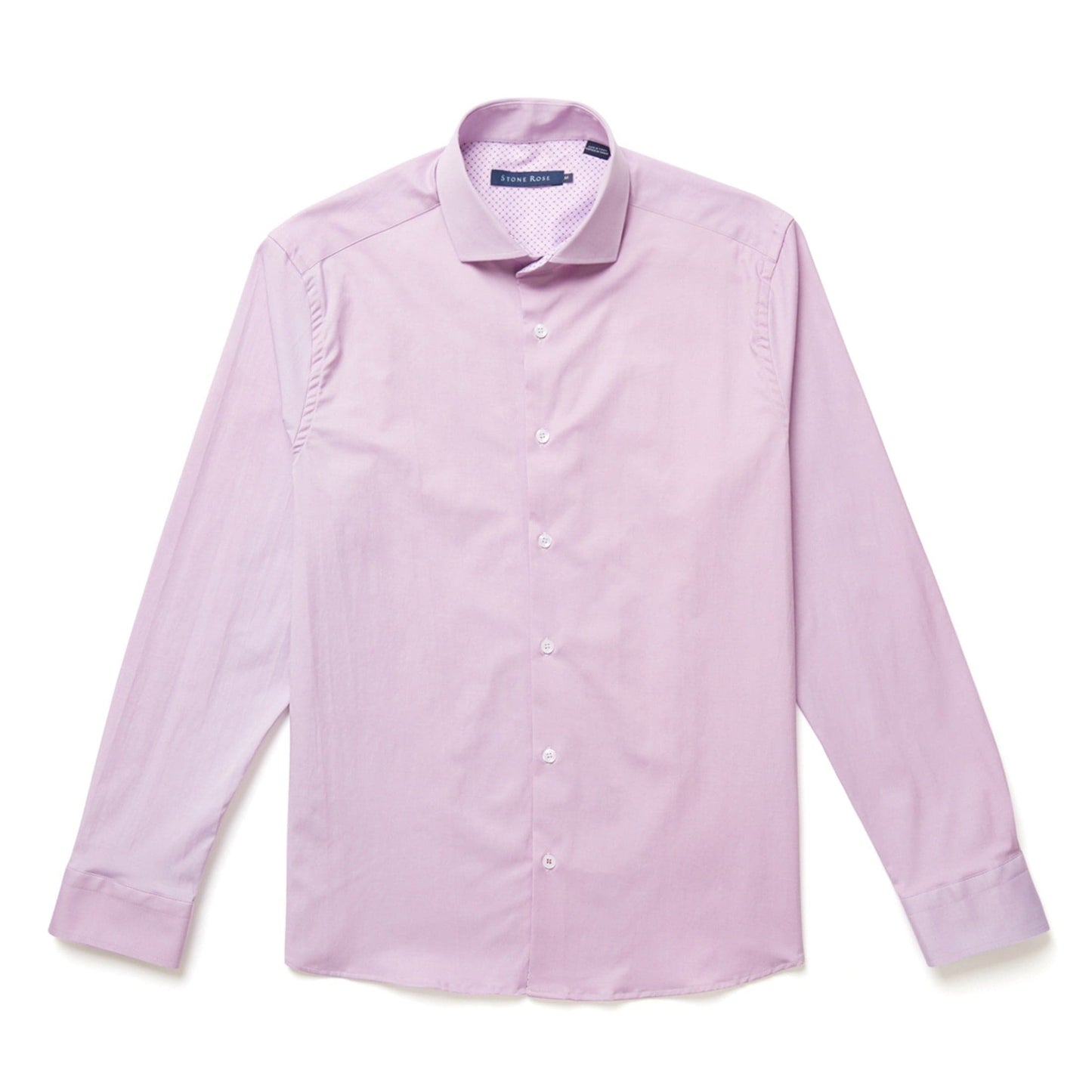 Lavender Solid Woven Drytouch Shirt