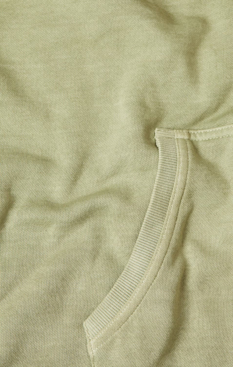 Sage Solid Garment Washed Hoodie