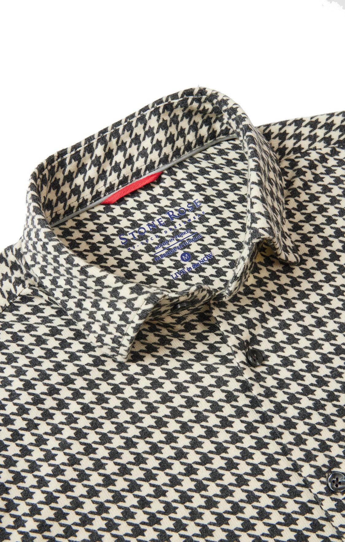 everyone houndstooth pullover fleece L-
