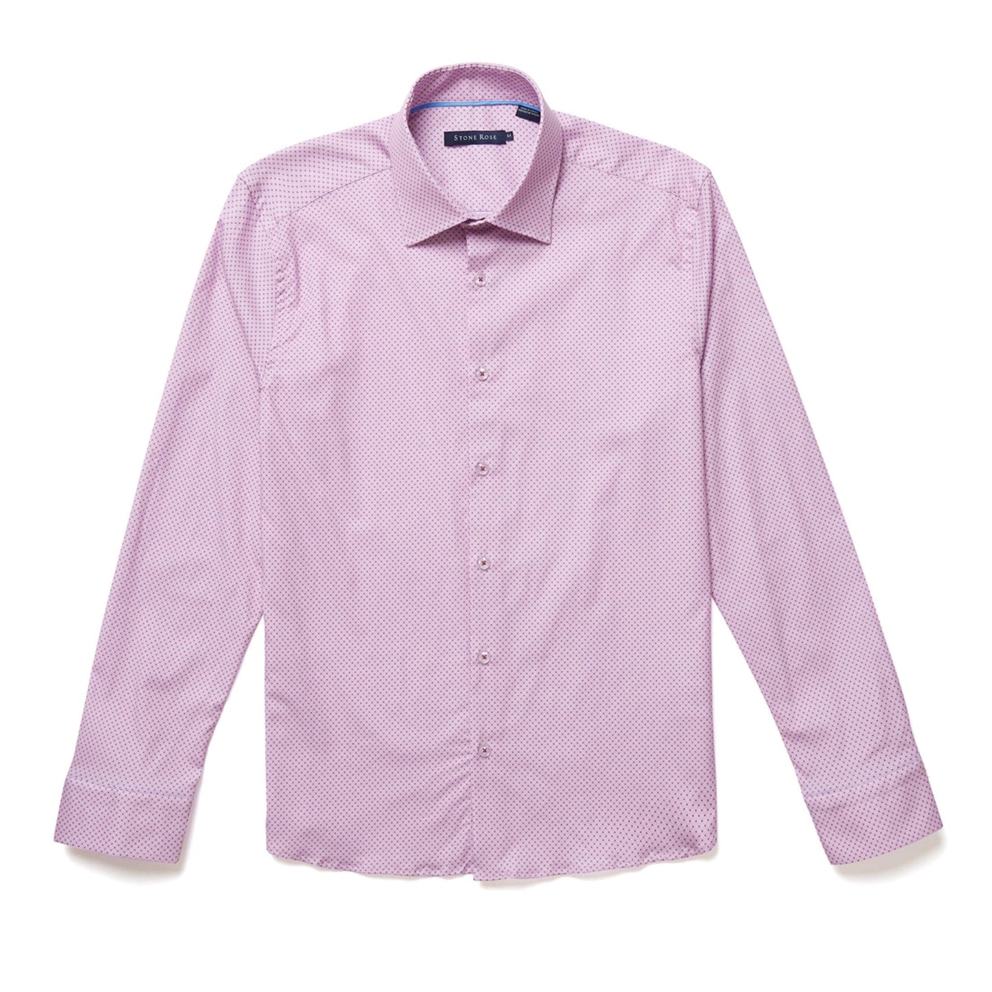 Lavender Micro Accent Dot Print Shirt