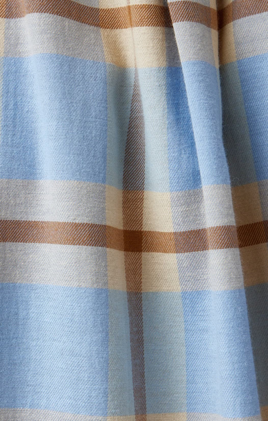 Light Blue Tartan Plaid Drytouch Shirt