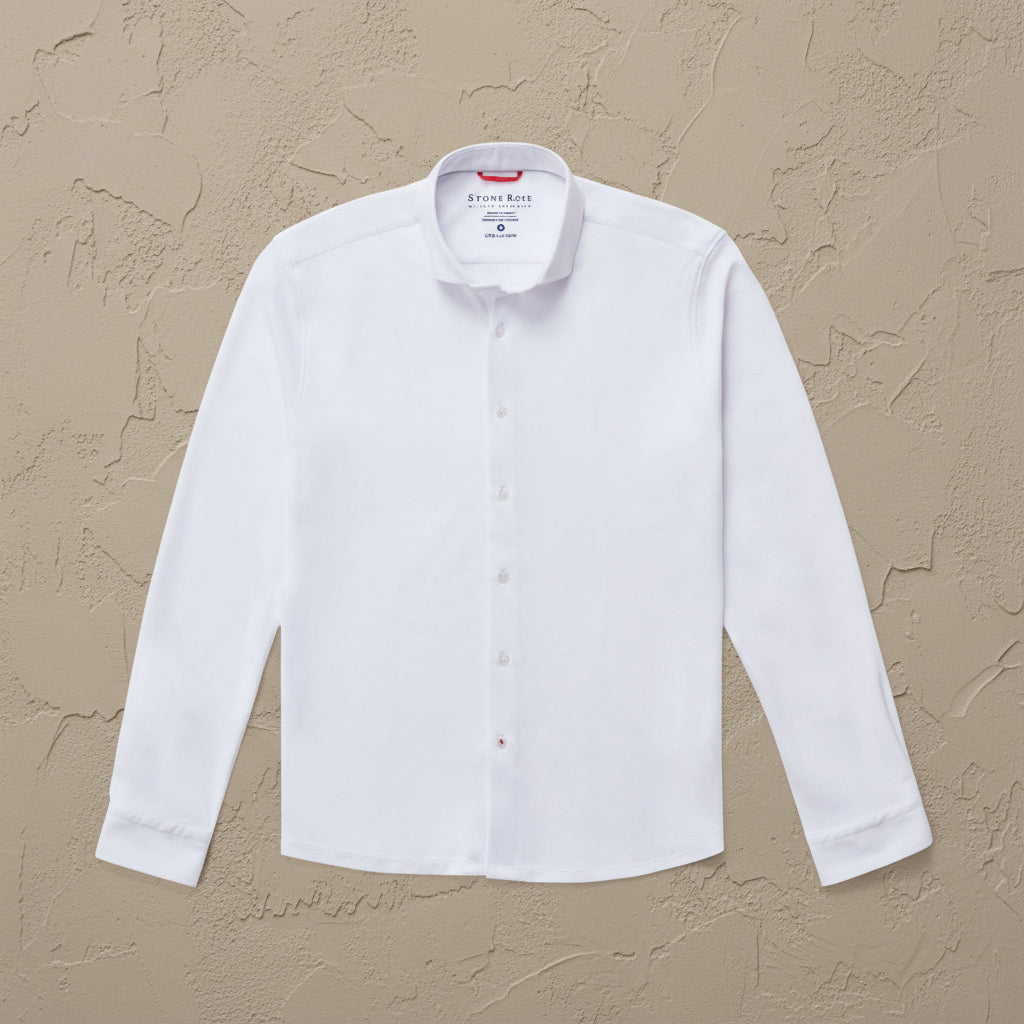 ORIGIN - White Long Sleeve T-Series Shirt