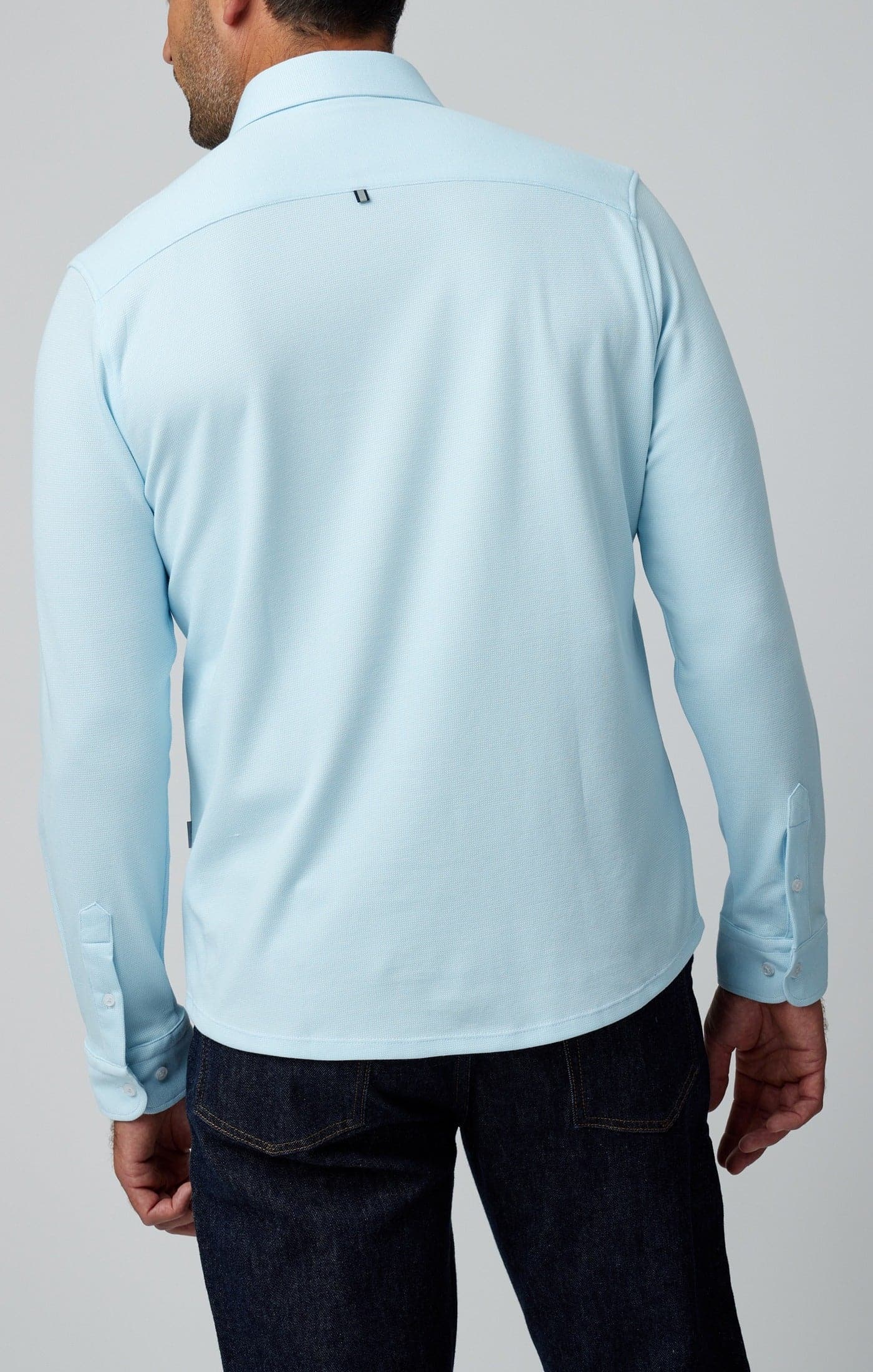 Light Blue Long Sleeve T-Series Shirt
