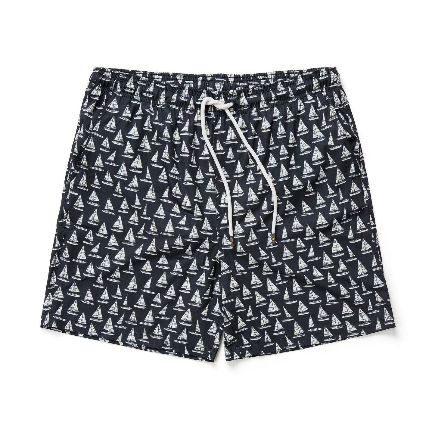 HELIOS - Black Sailboats Swim Shorts