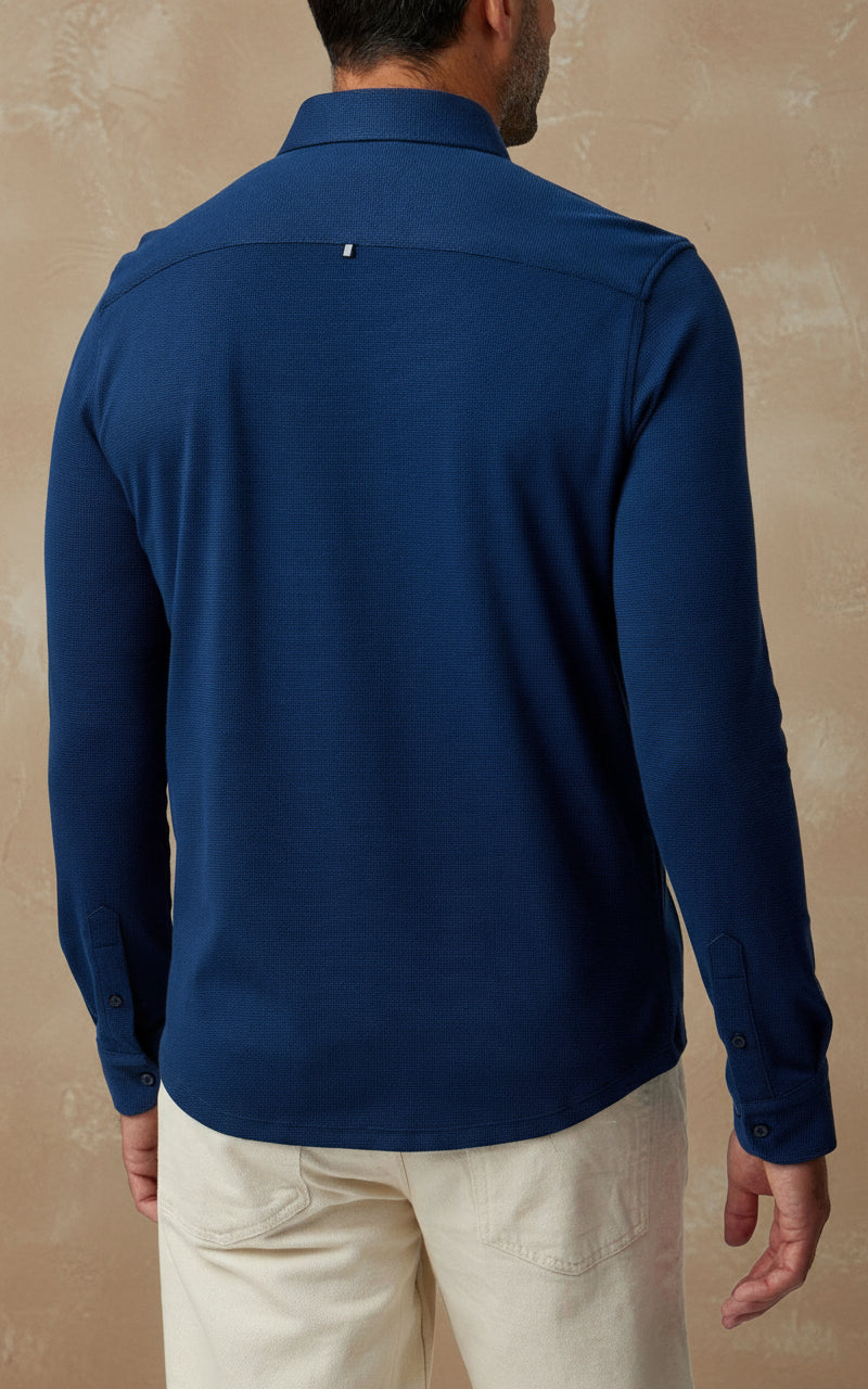 ORIGIN - Navy Long Sleeve T-Series Shirt