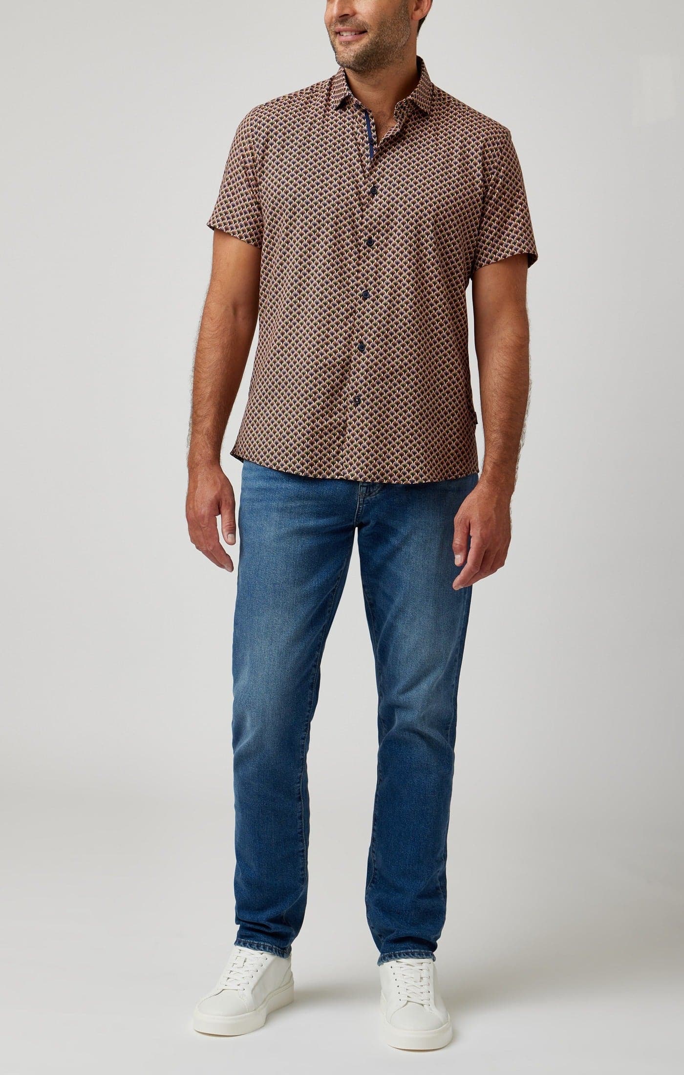 Copper Palms Short Sleeve Shirt