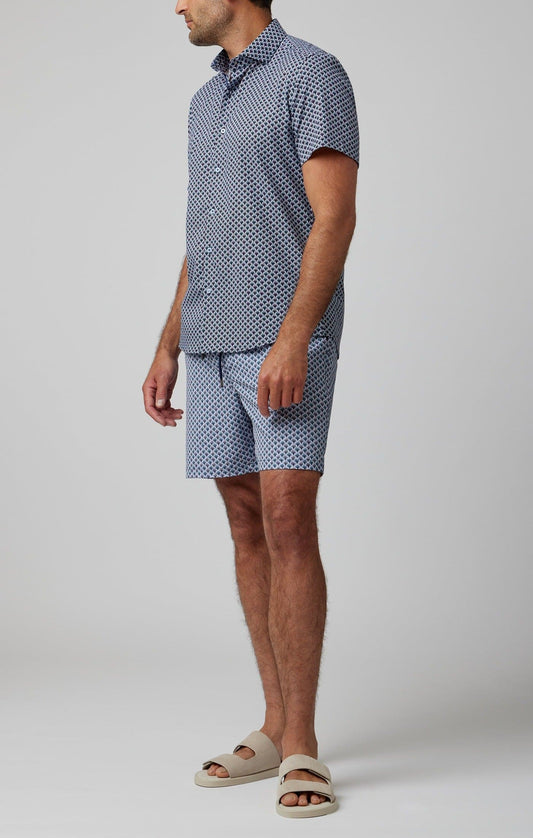 HELIOS - Lavender Palm Swim Shorts