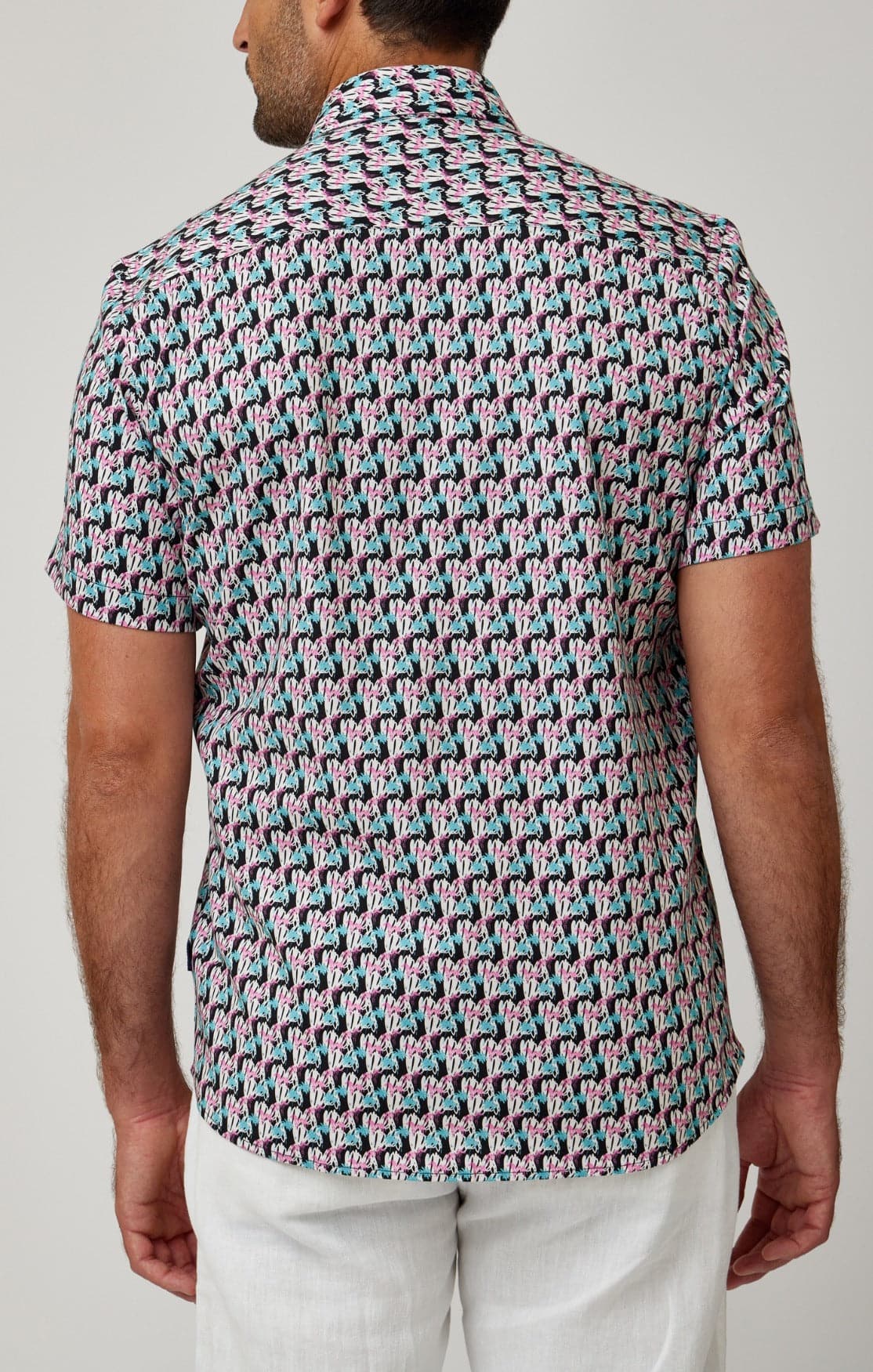 Black Zebras Short Sleeve Shirt