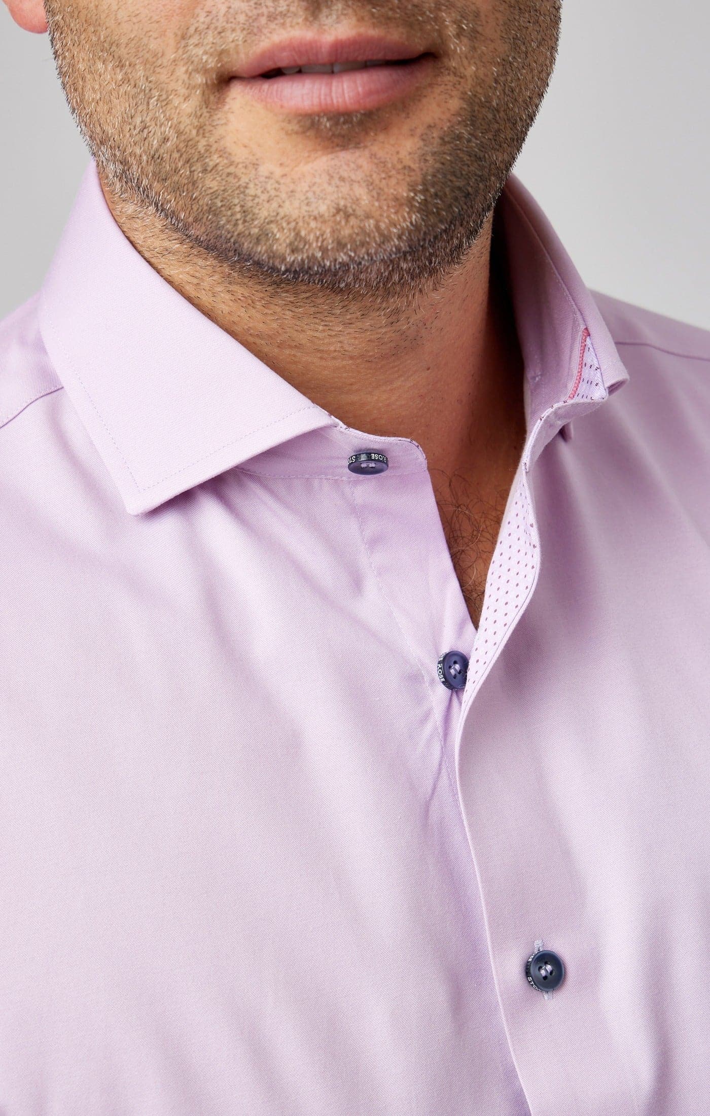 Lavender Solid Woven Drytouch Shirt