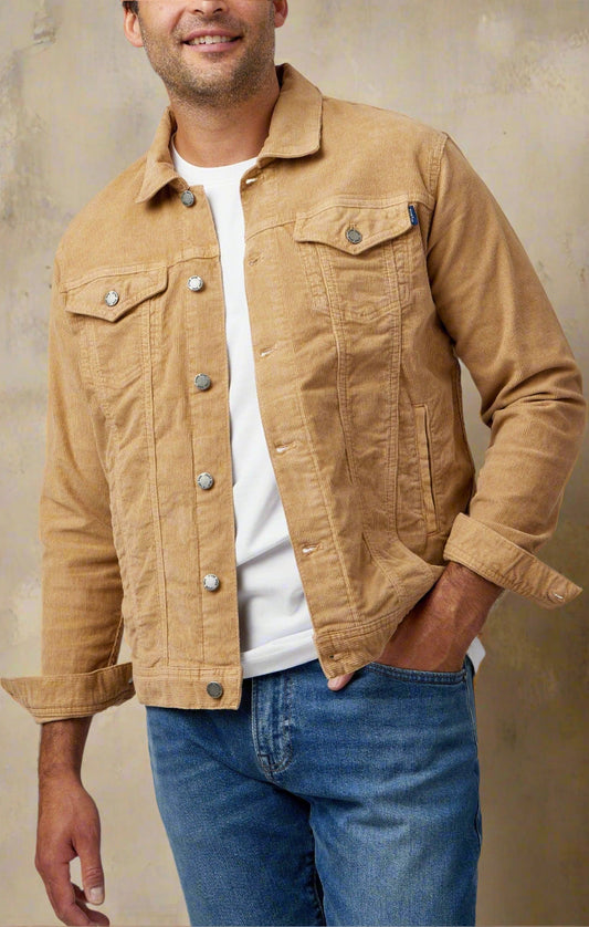 VALLEY - Brown Solid Antique Washed Jacket
