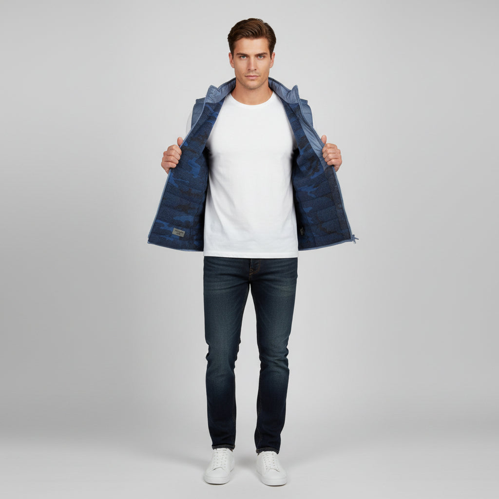 Ice Blue Reversable Vest