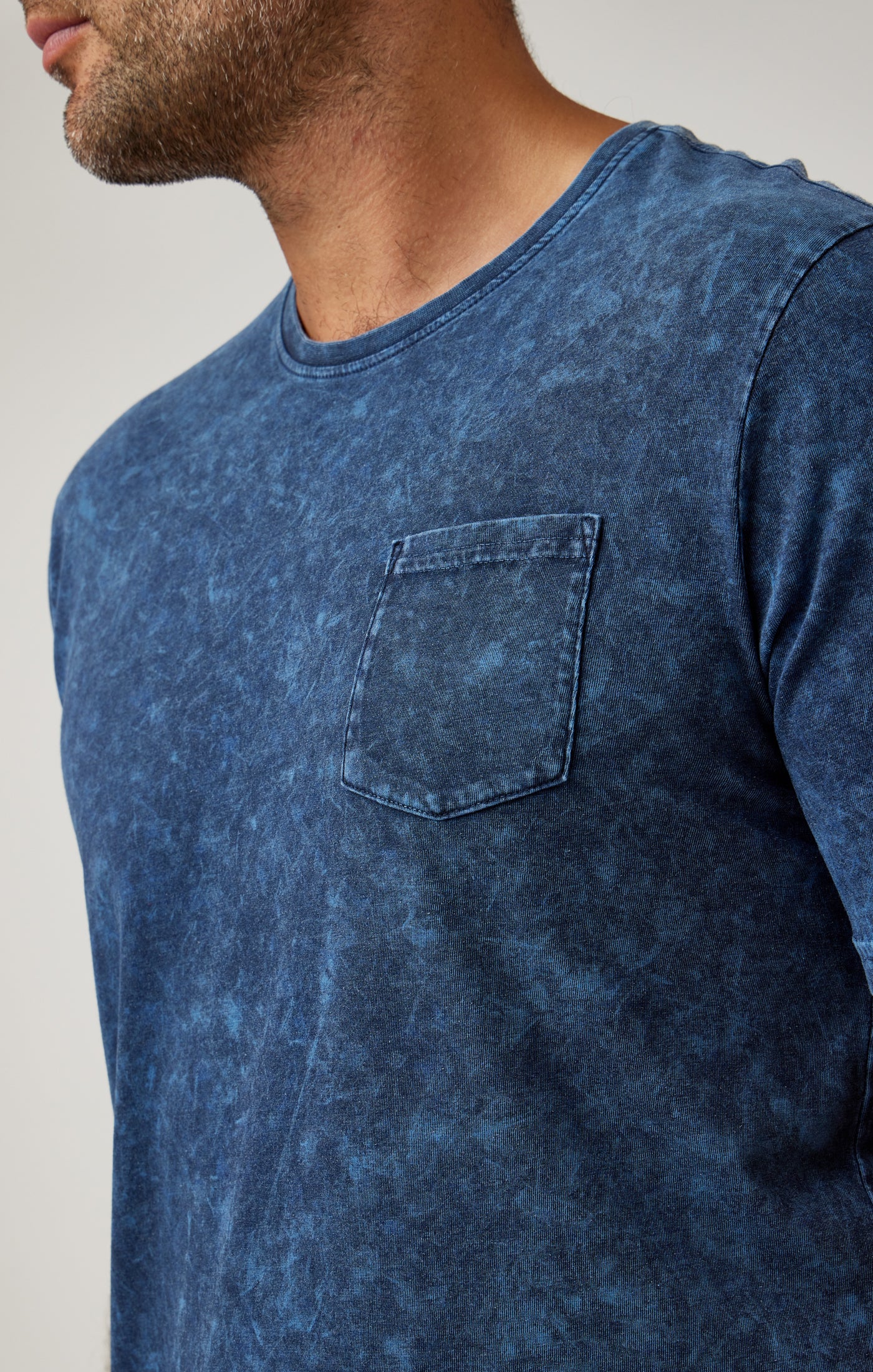 Navy Short Sleeve Crewneck T-Shirt – Men's Everyday Tee | Stone Rose