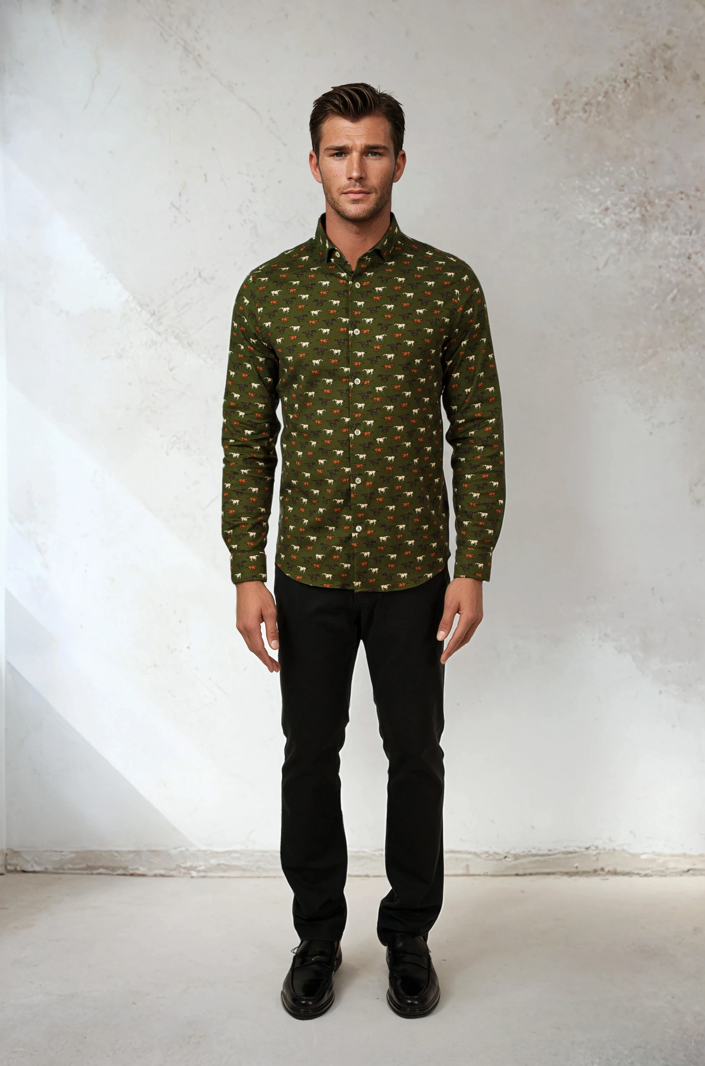NOVA - Dark Green Wild Stallions Shirt