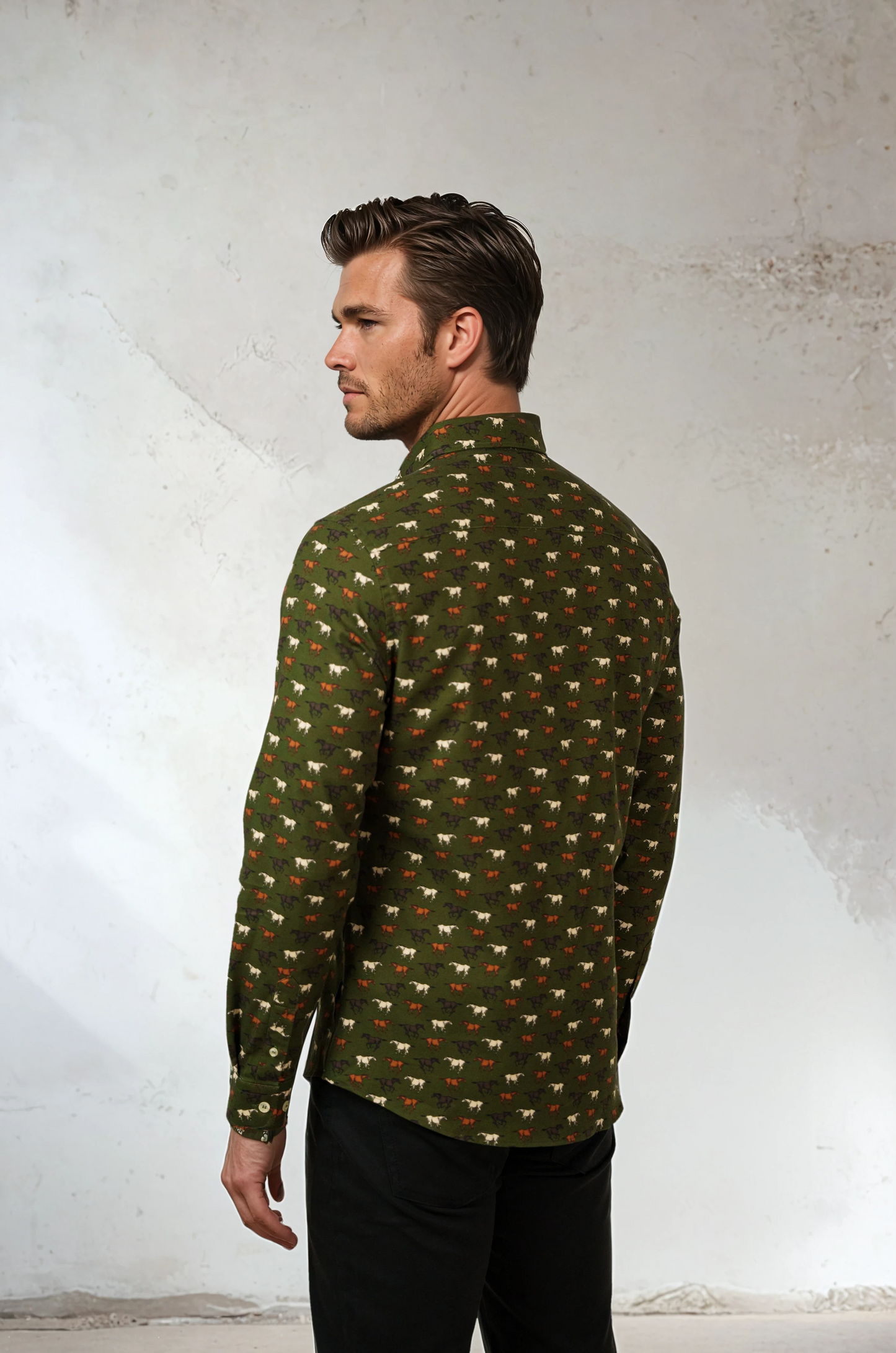 NOVA - Dark Green Wild Stallions Shirt