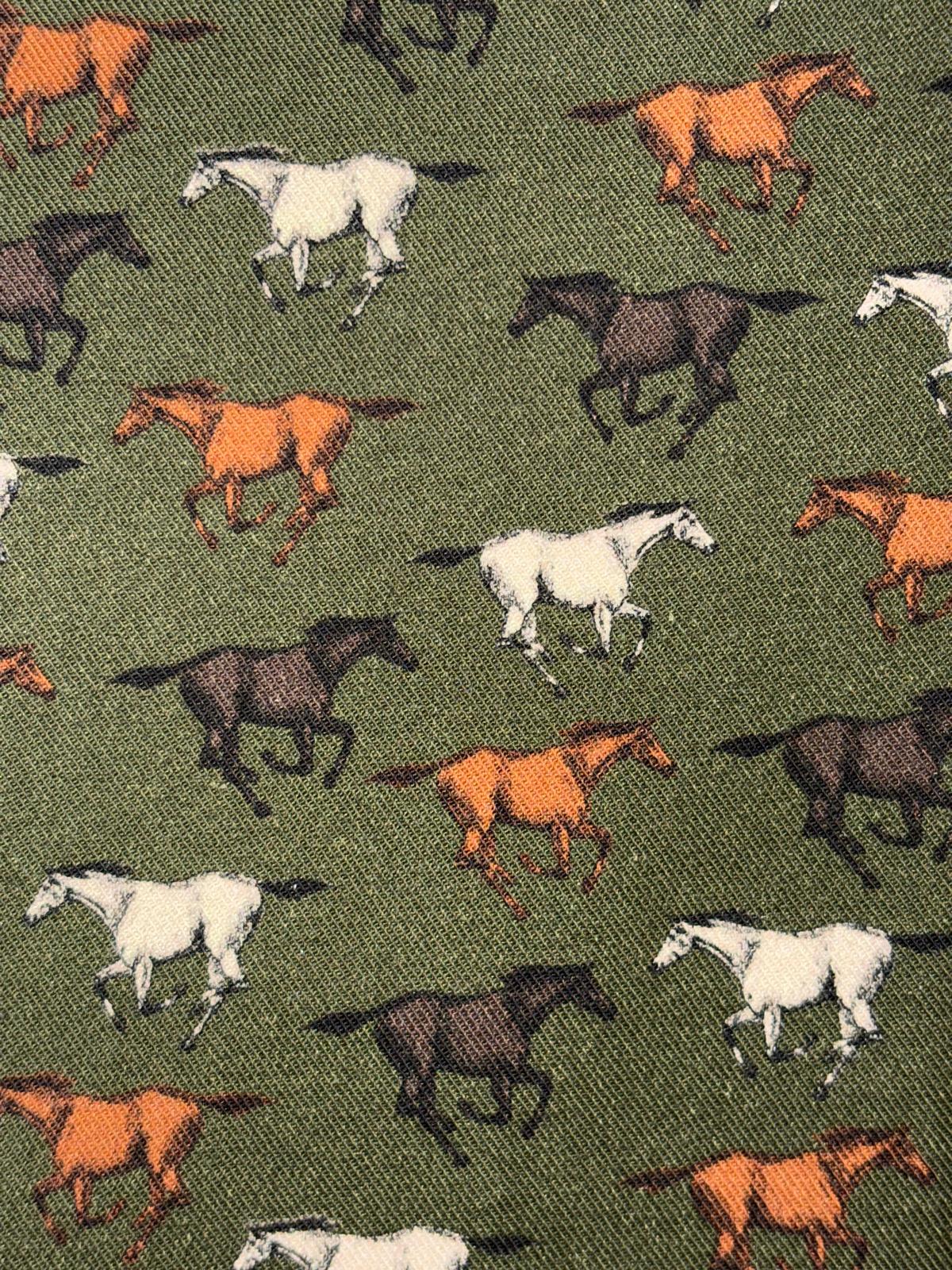 NOVA - Dark Green Wild Stallions Shirt