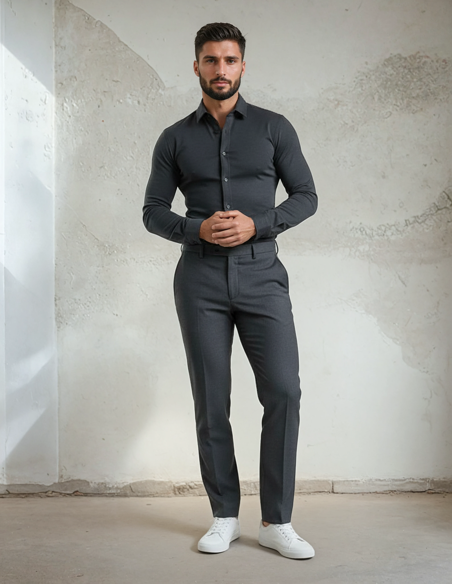 ORIGIN - Faded Black Long Sleeve Shirt