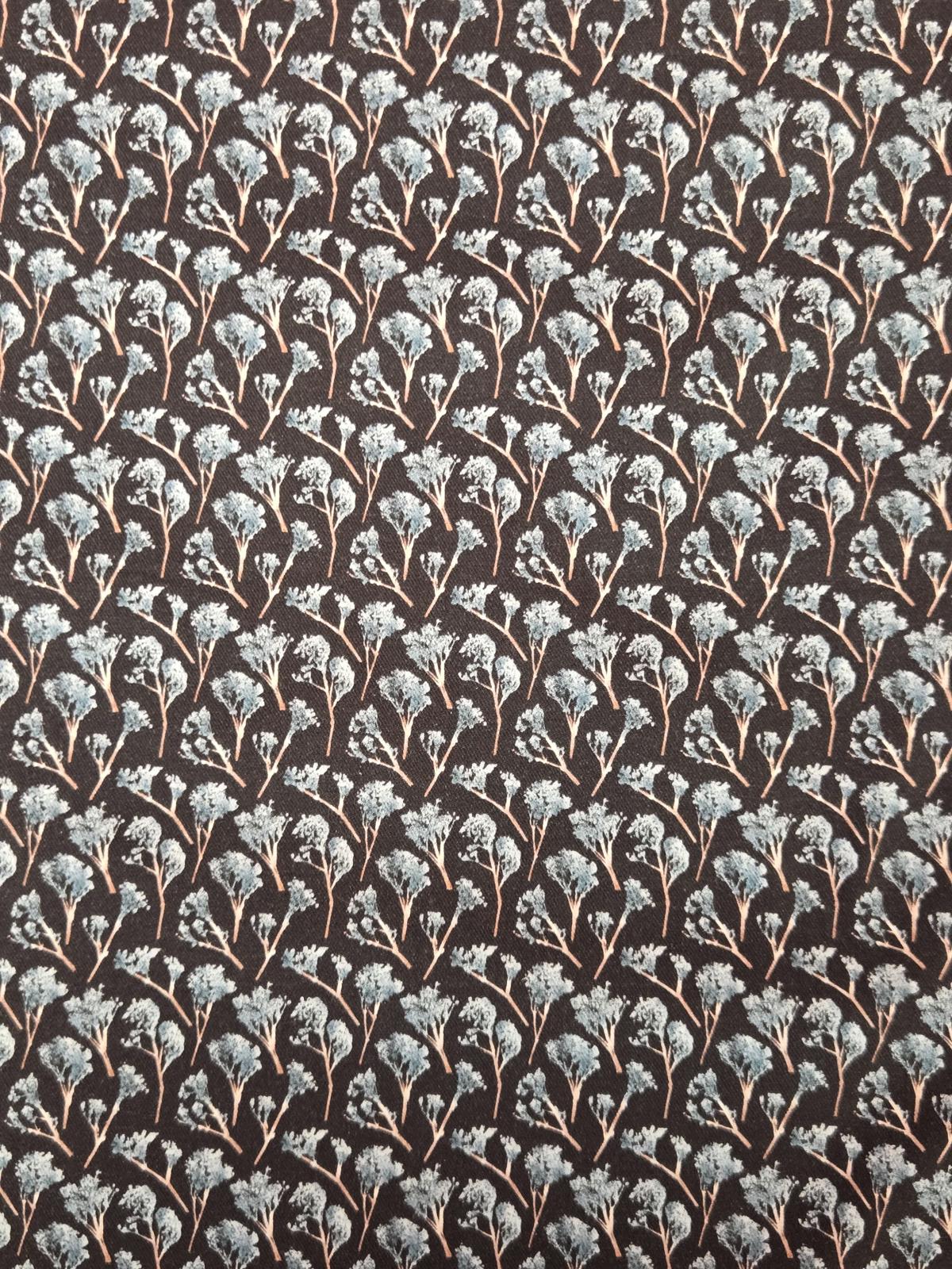 NOVA - Dark Navy Snowbrush Printed Shirt