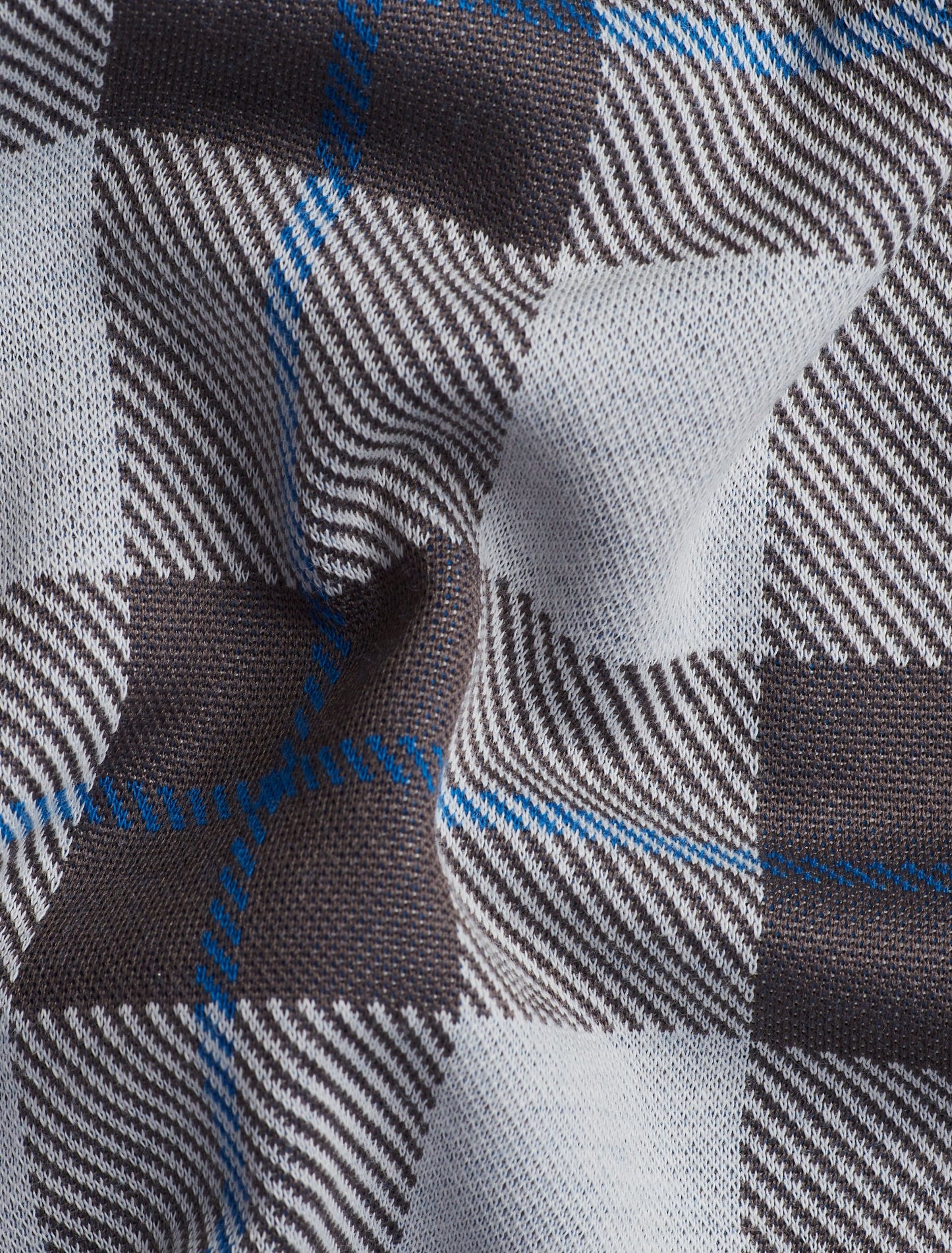 Grey Dip Dyed Jacquard Knit Shirt