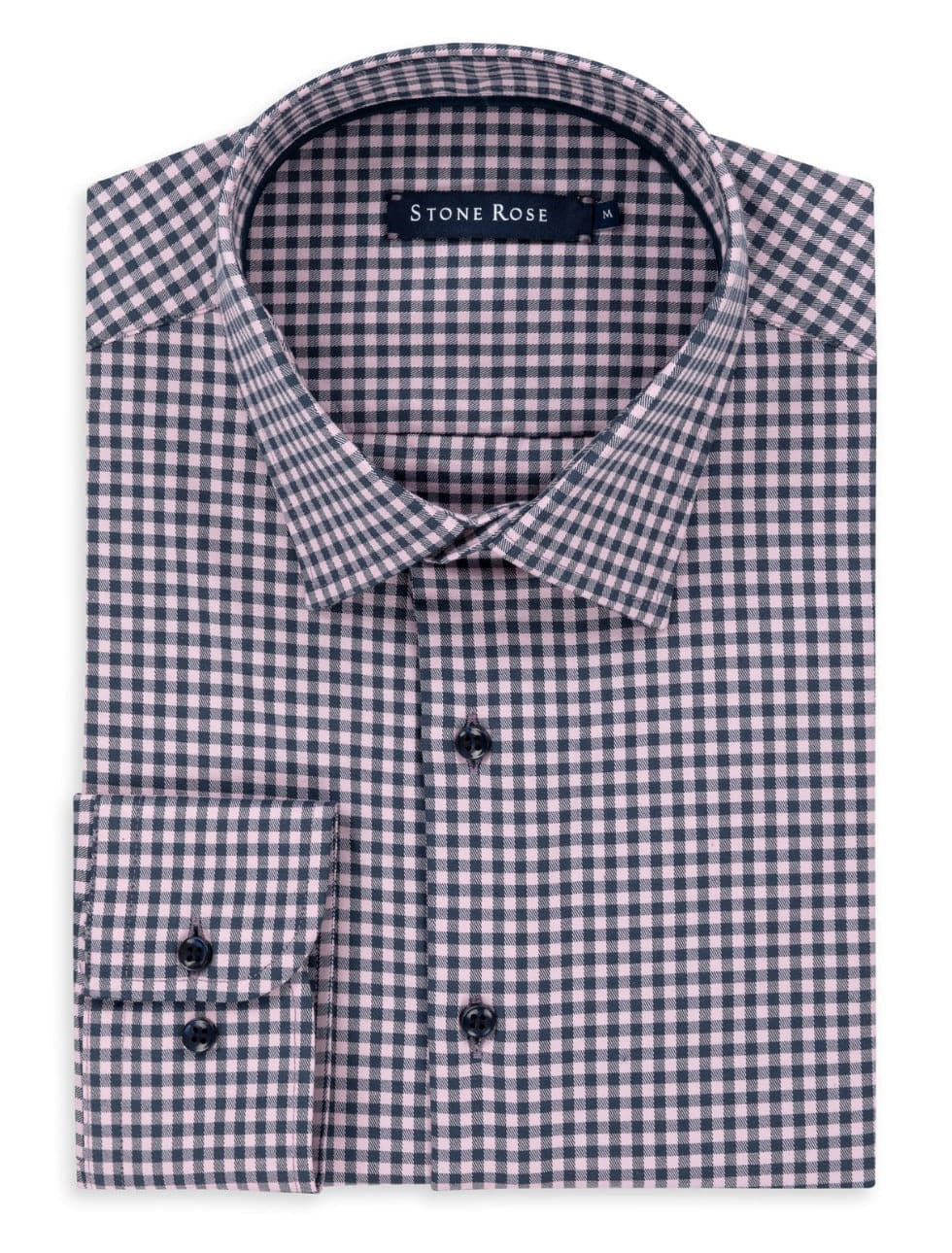 Lilac Dry Touch Check Long Sleeve Shirt