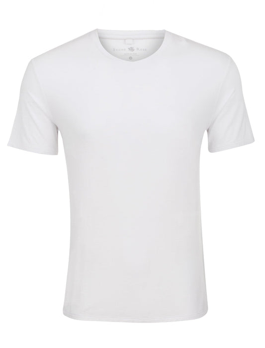 White V-Neck Modal T-Shirt
