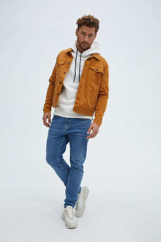 Deep Camel Trucker Jacket