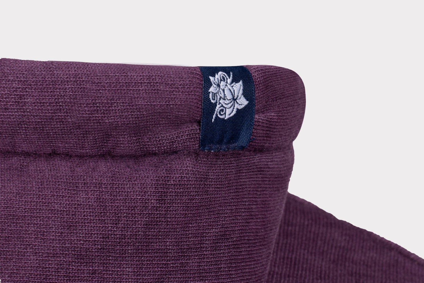 Deep Plum Fleece Acid Wash Hoodie