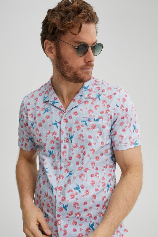 Blue Hummingbird T-Series DryTouch Resort Collar Shirt