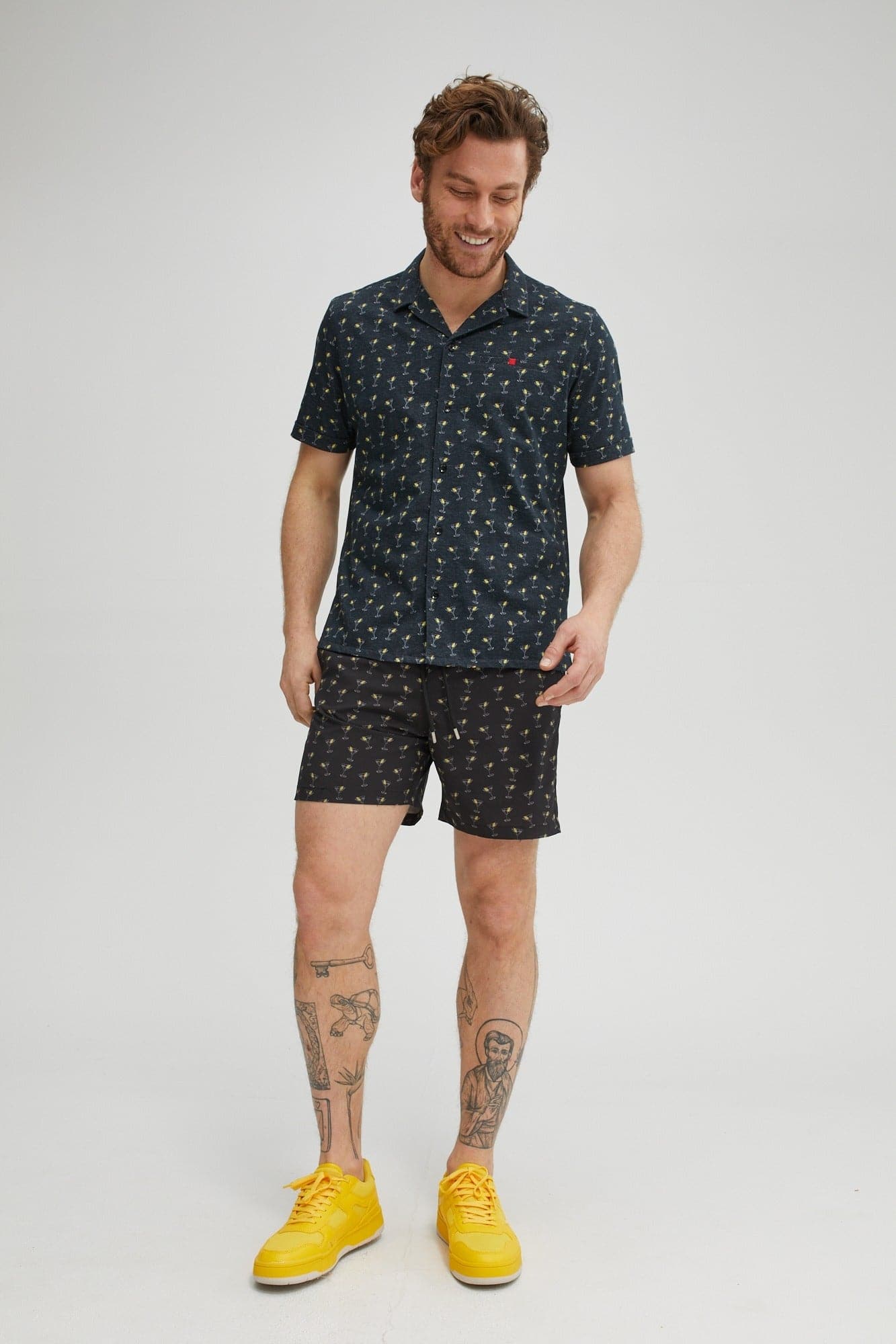 Black Martini T-Series DryTouch Resort Collar Shirt