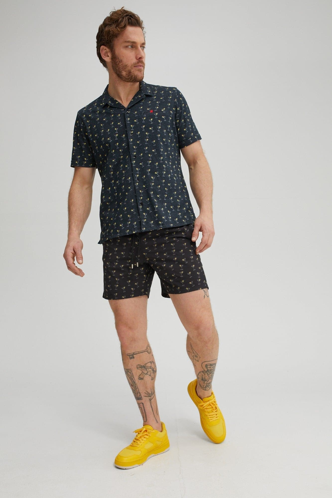 Black Martini T-Series DryTouch Resort Collar Shirt