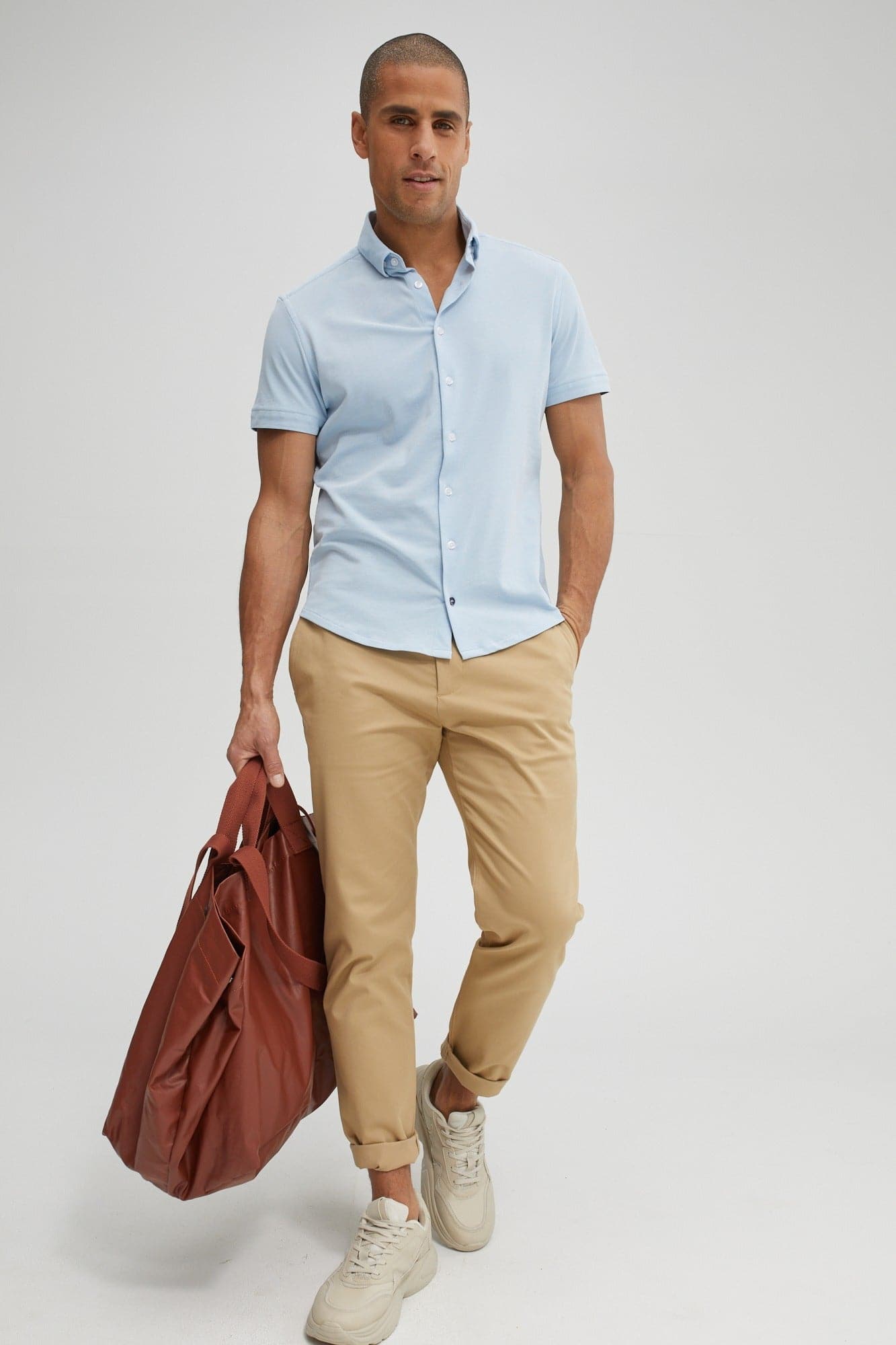 Baby Blue T-Series DryTouch Pique Shirt