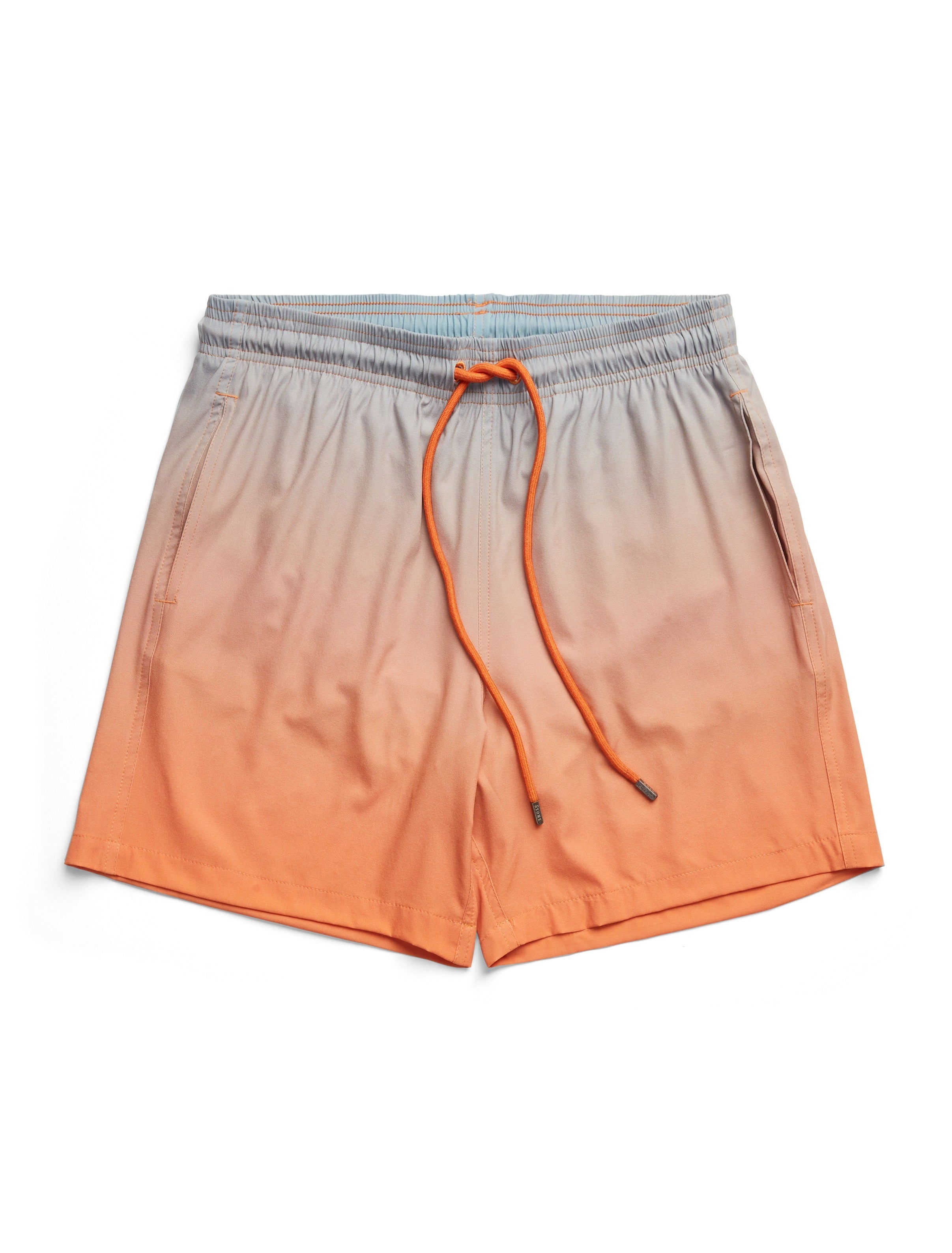 Orange Patterned Swimshort