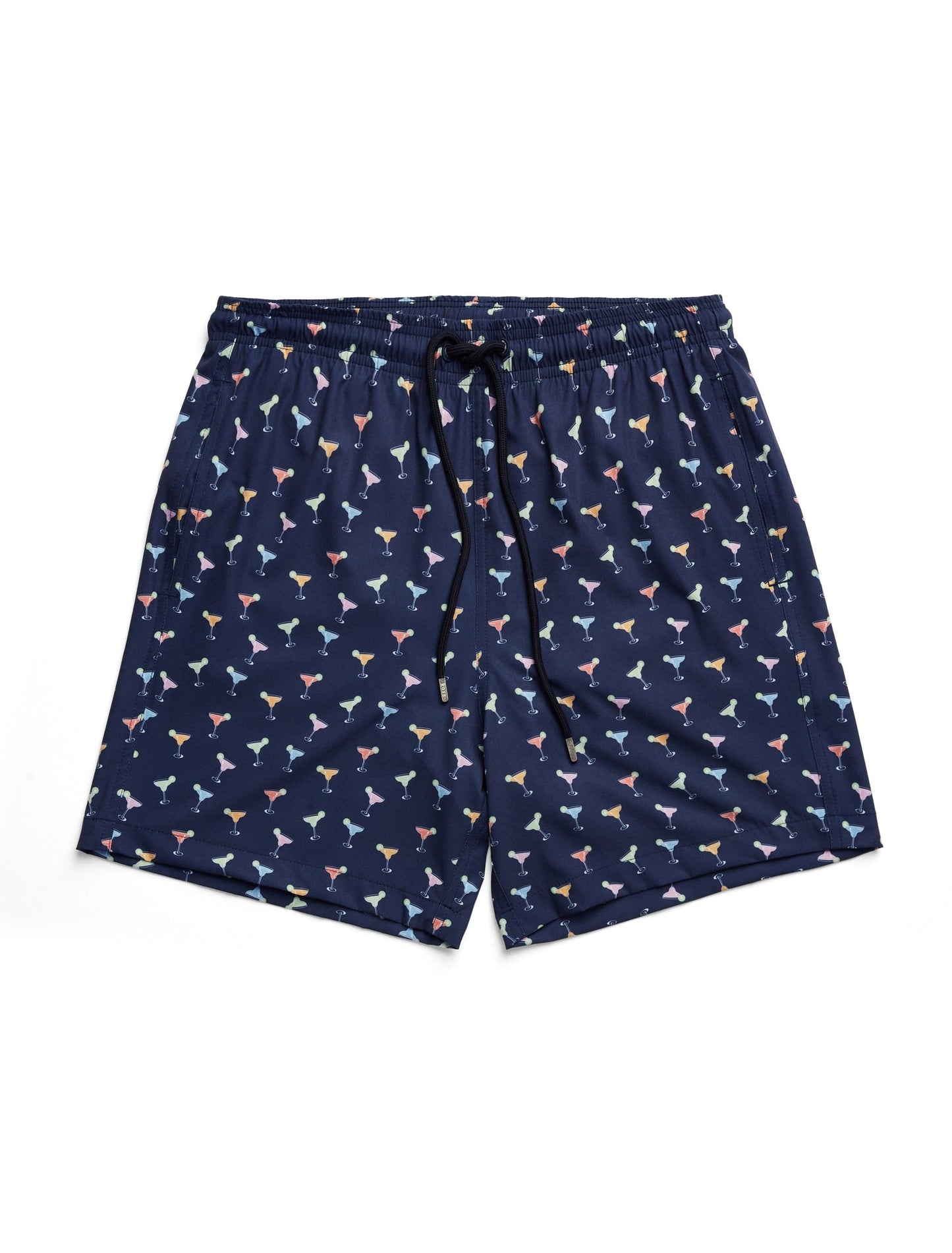 Navy Margarita Print Swimshort